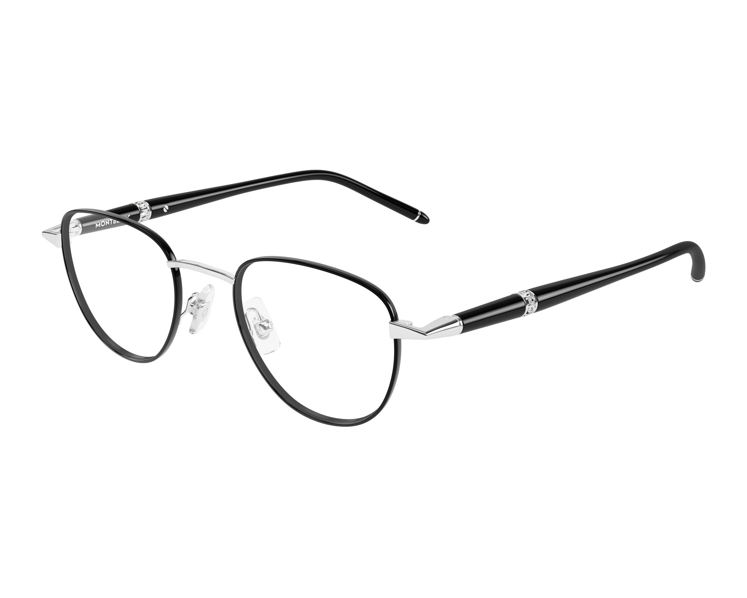 Mont Blanc MB0486O 002 48-21 Silver  Profilansicht
