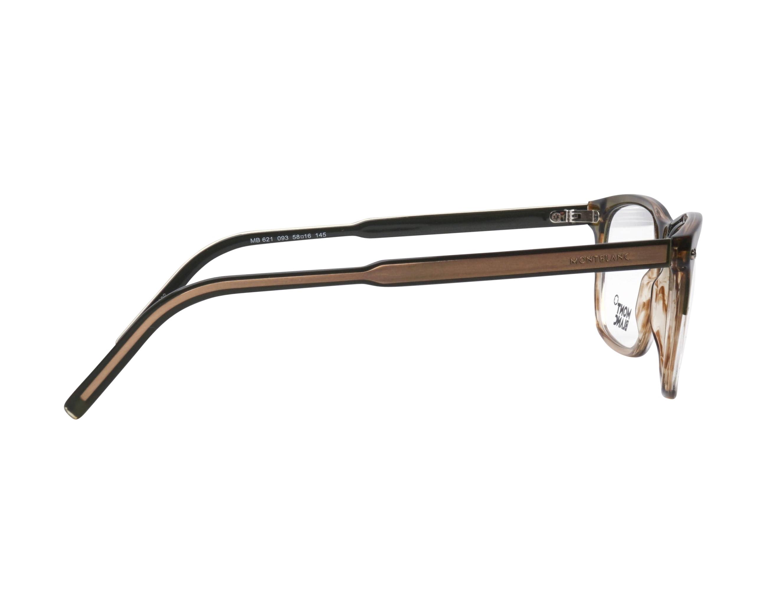 Mont Blanc MB-621 093 55-16 grün gold Seitenansicht