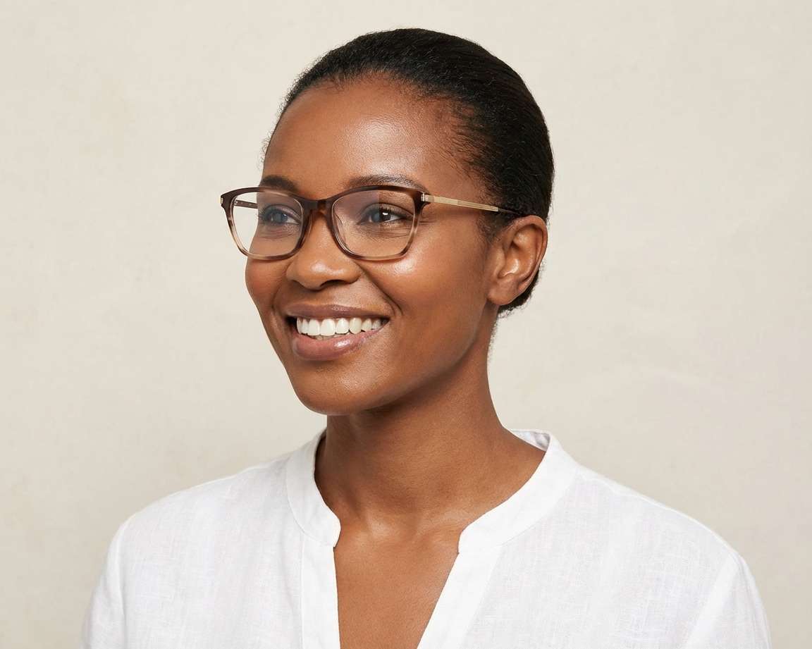 Nina Ricci VNR-094 06YZ 52-18 Havana Gold andere Ansicht