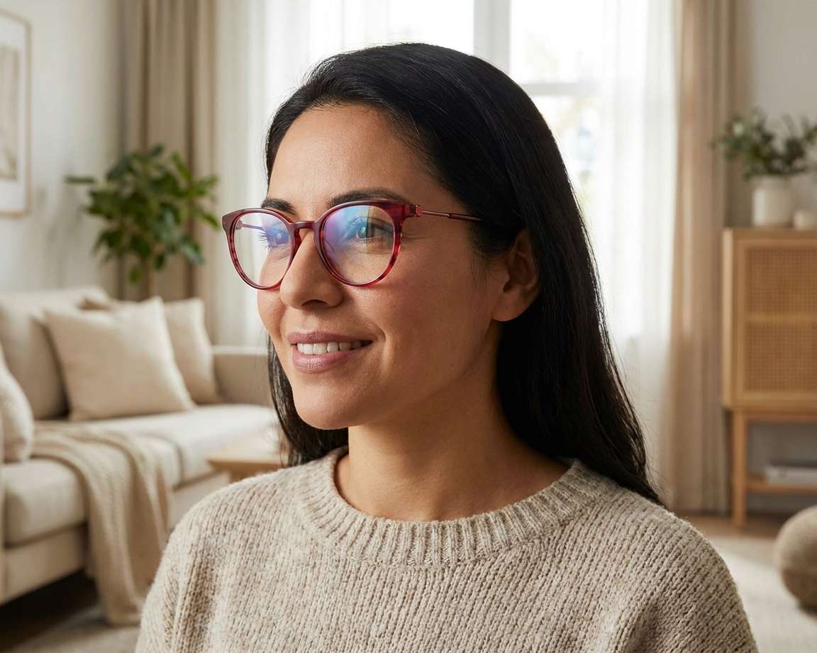 Nina Ricci VNR-285 04A2 48-19 rot  andere Ansicht