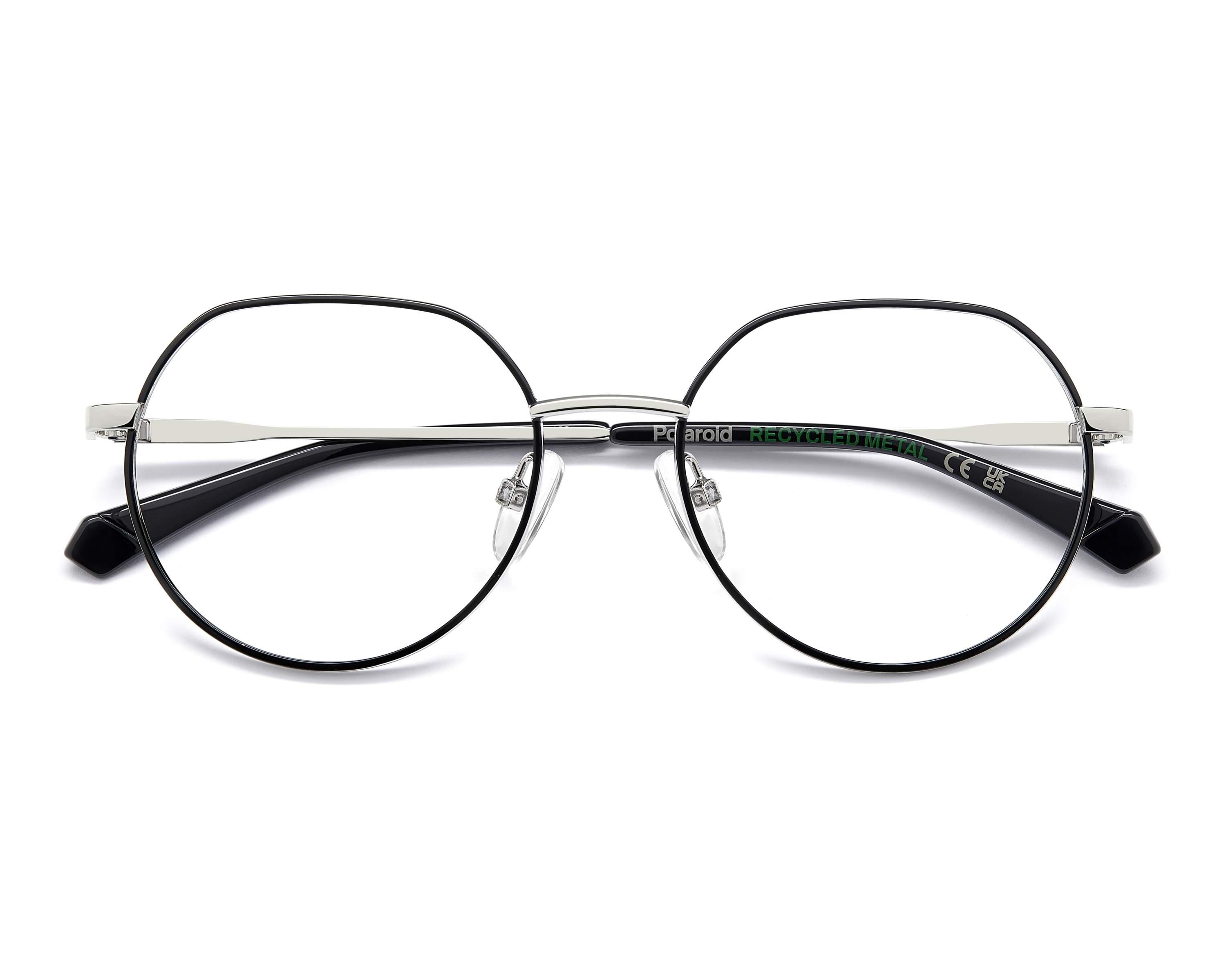 Polaroid PLD-D839 84J 49-17 palladium-silber schwarz 360-Grad-Ansicht 3