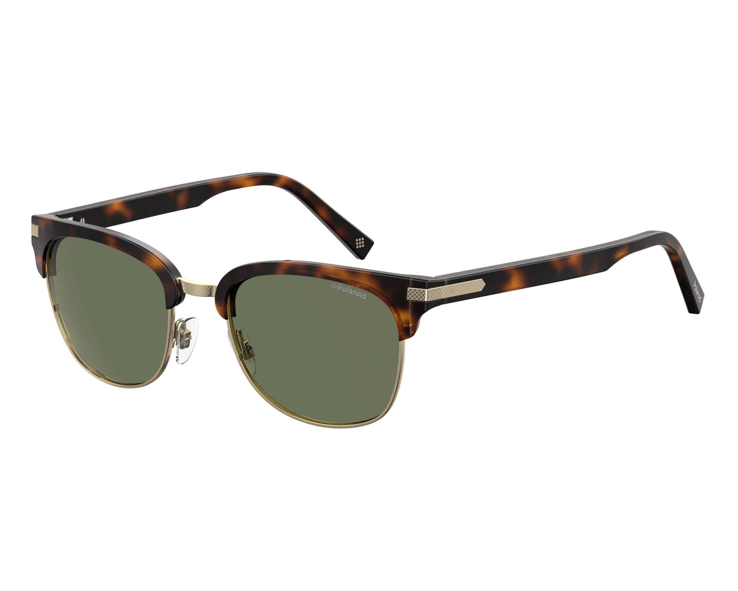 Polaroid PLD-2076-S 086UC 53-20 Havana Gold Profilansicht