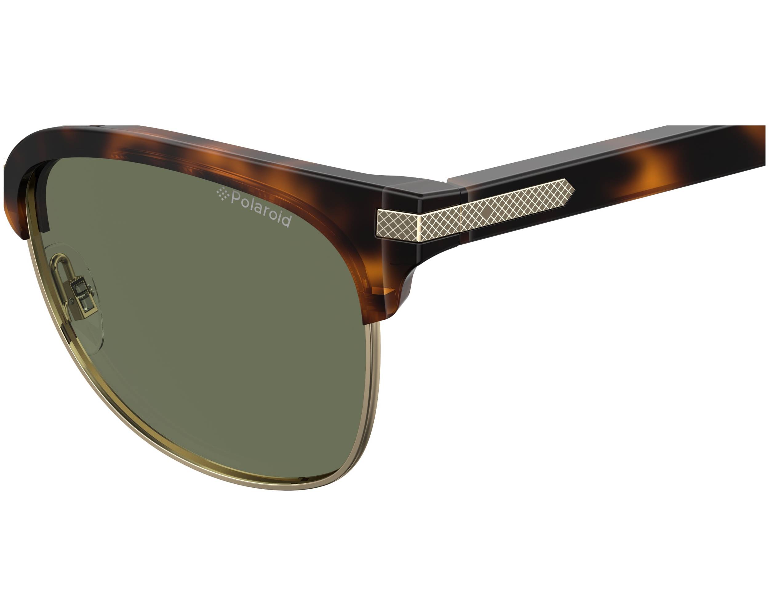 Polaroid PLD-2076-S 086UC 53-20 Havana Gold Seitenansicht