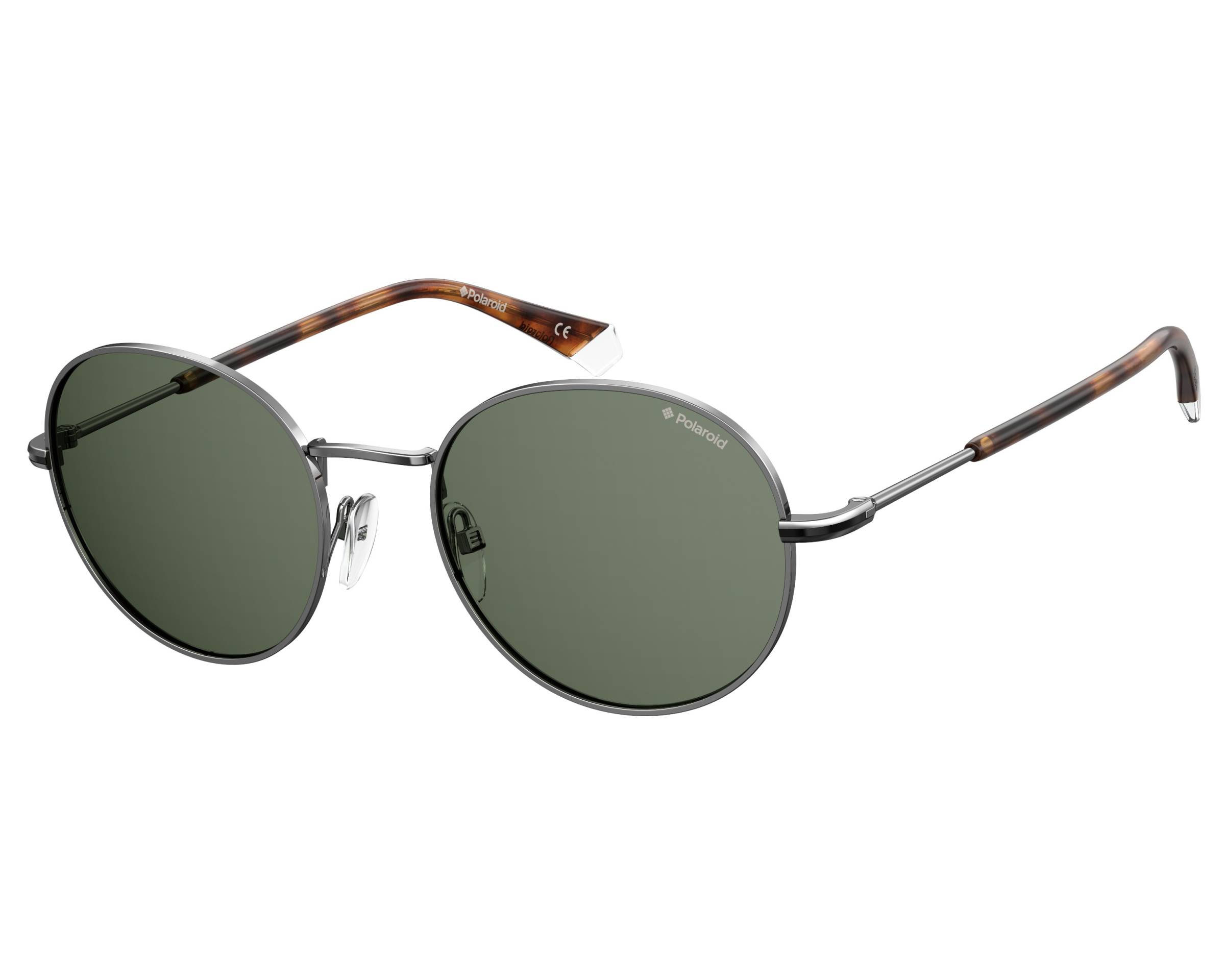 Polaroid PLD-2093-G-S KJ1UC 54-20 ruthenium havana Profilansicht