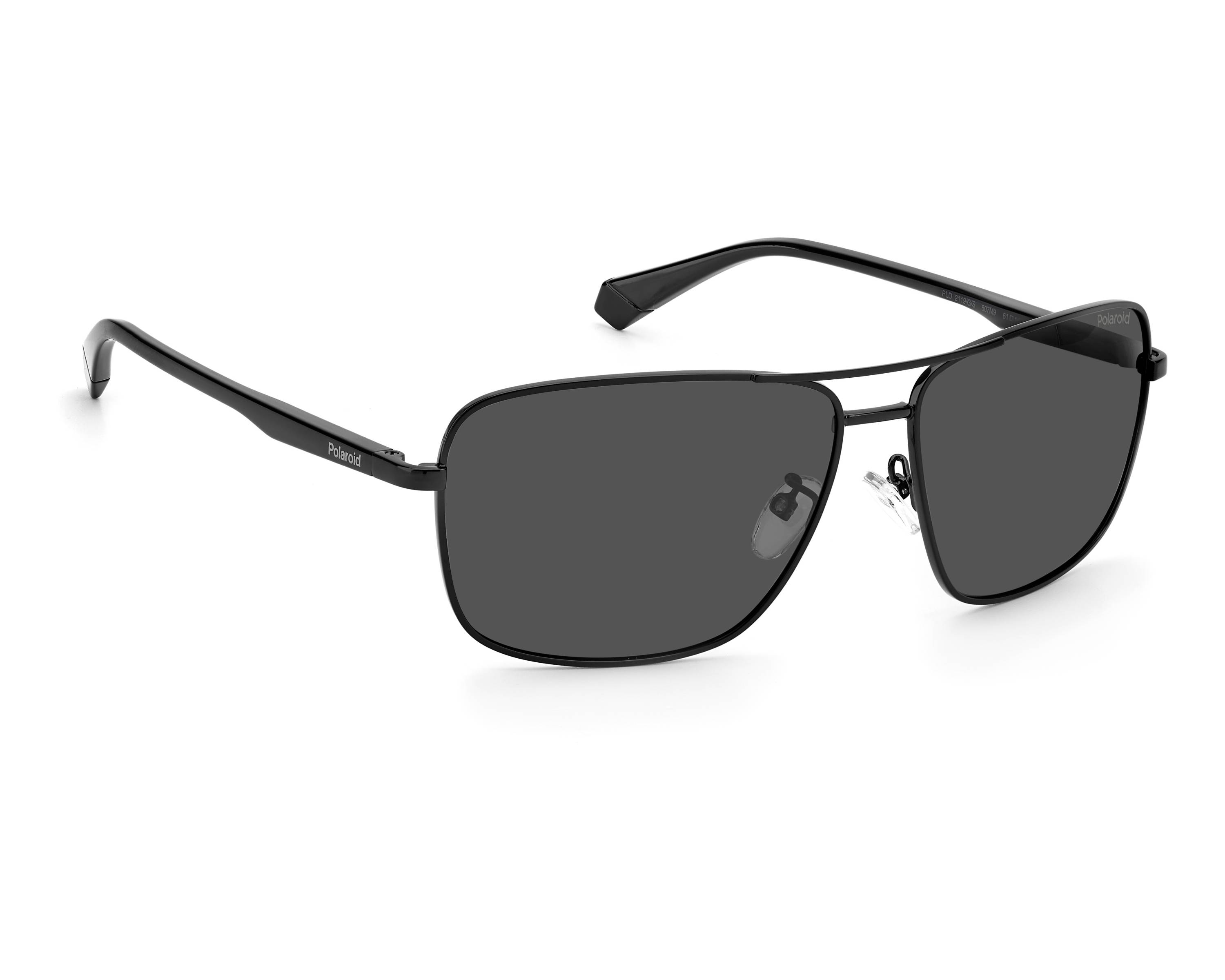 Polaroid PLD-2119-G-S 807/M9 61-14 schwarz  Vorderansicht