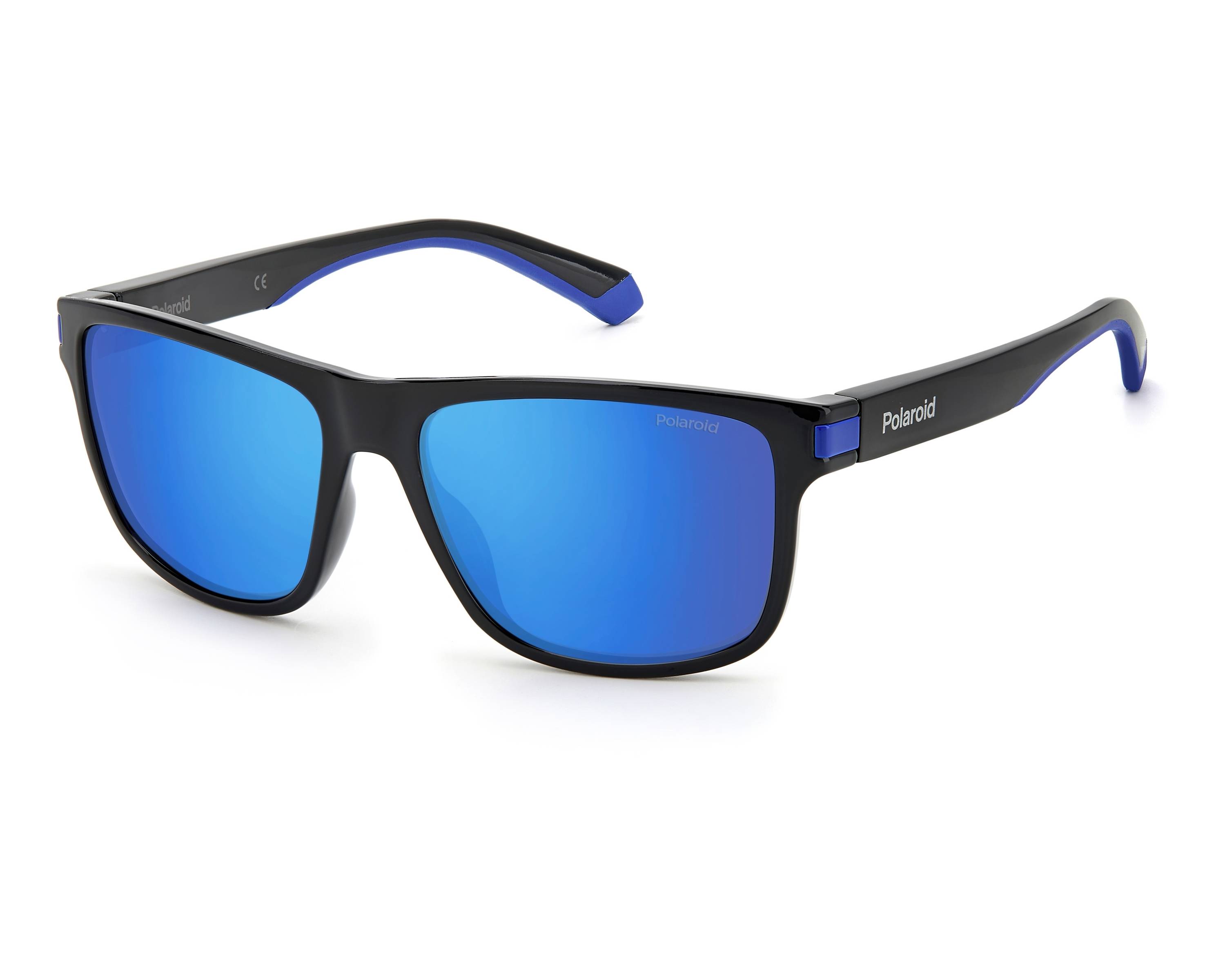 Polaroid PLD-2123-S D51/5X 57-16 Black Blue Profilansicht