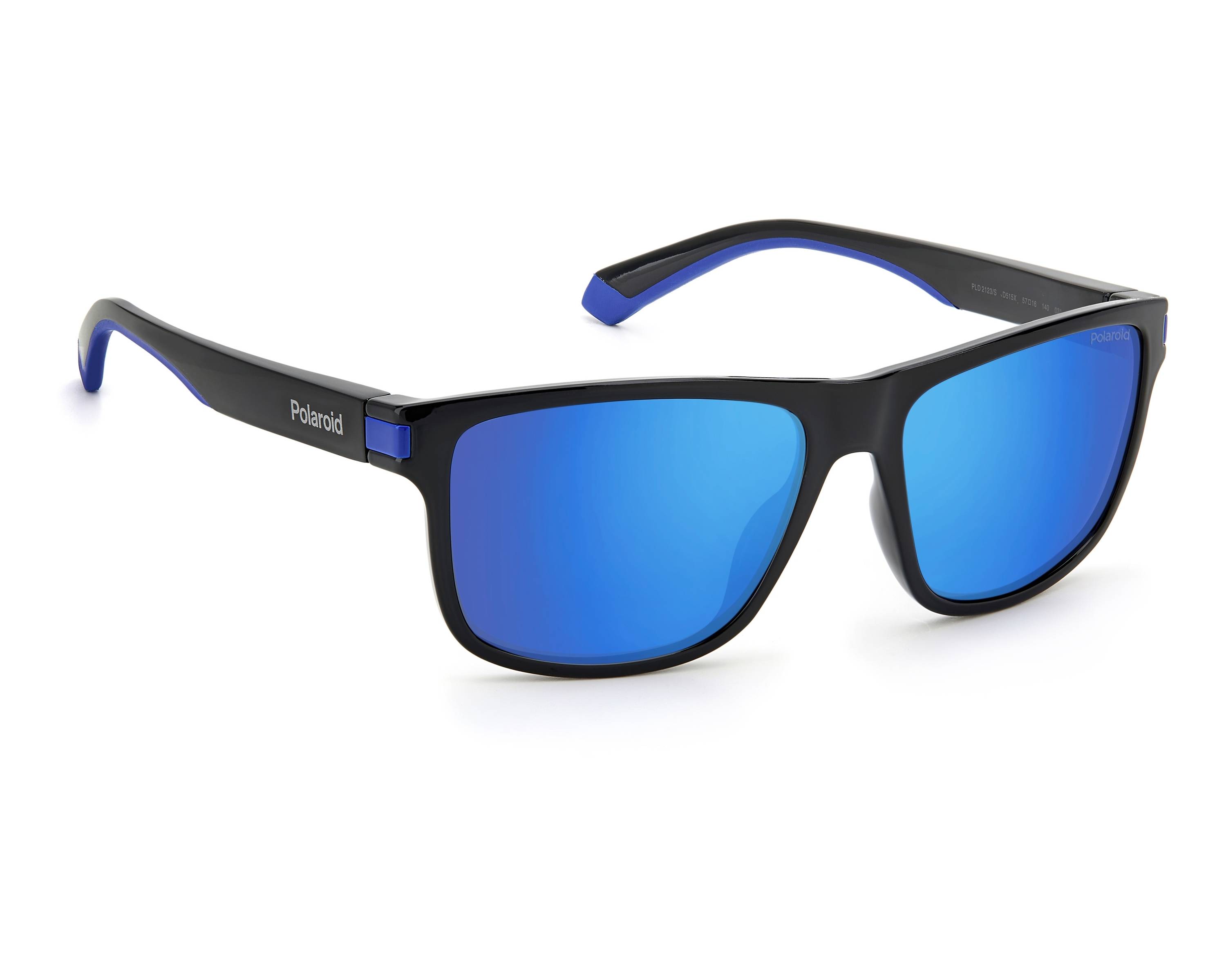 Polaroid PLD-2123-S D51/5X 57-16 Black Blue Vorderansicht