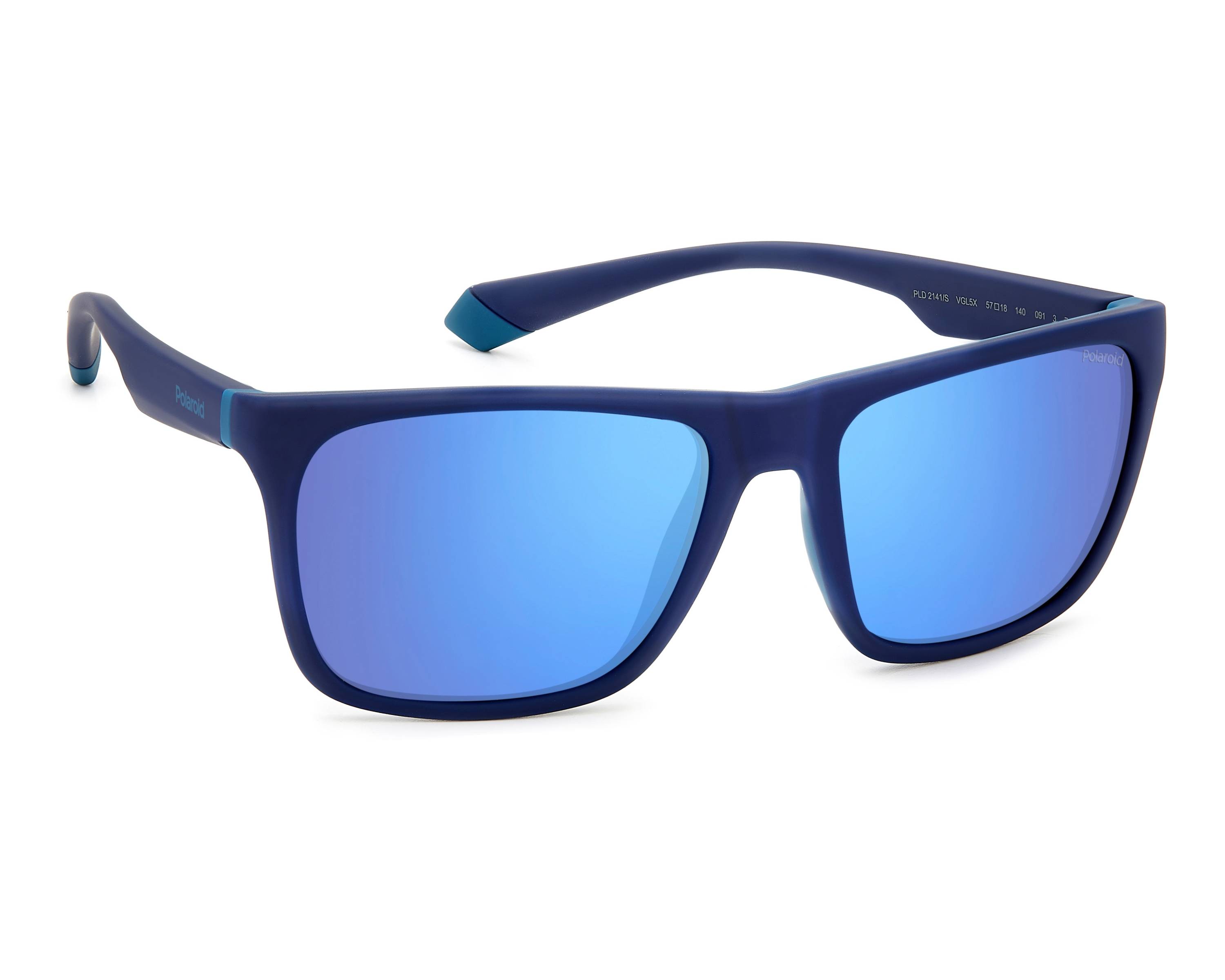 Polaroid PLD-2141-S VGL/5X 57-18 Azul Azul Vorderansicht