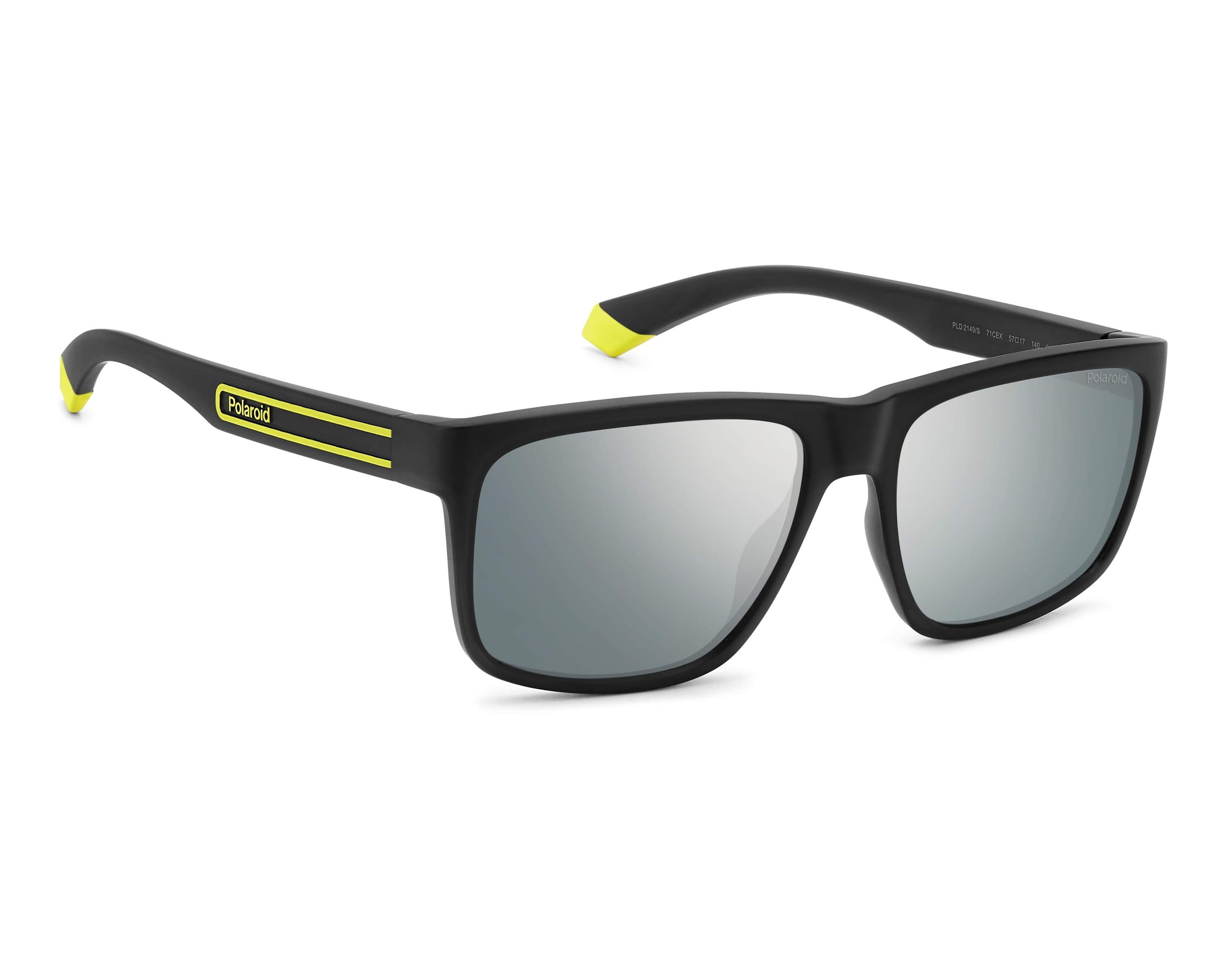 Polaroid PLD-2149-S 71CEX 57-17 Black Yellow Vorderansicht