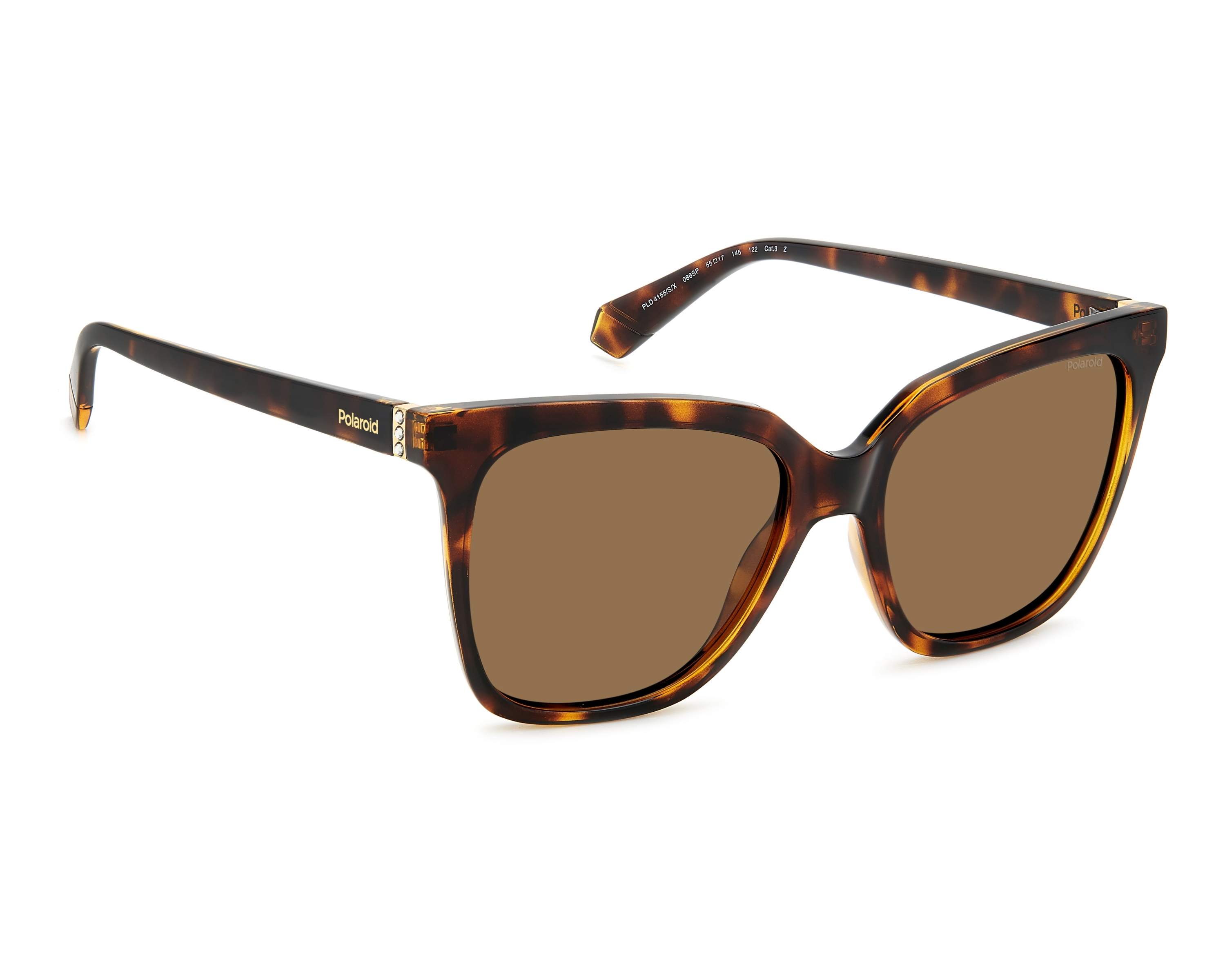 Polaroid PLD-4155-S-X 086SP 55-17 Havane  360-Grad-Ansicht 2