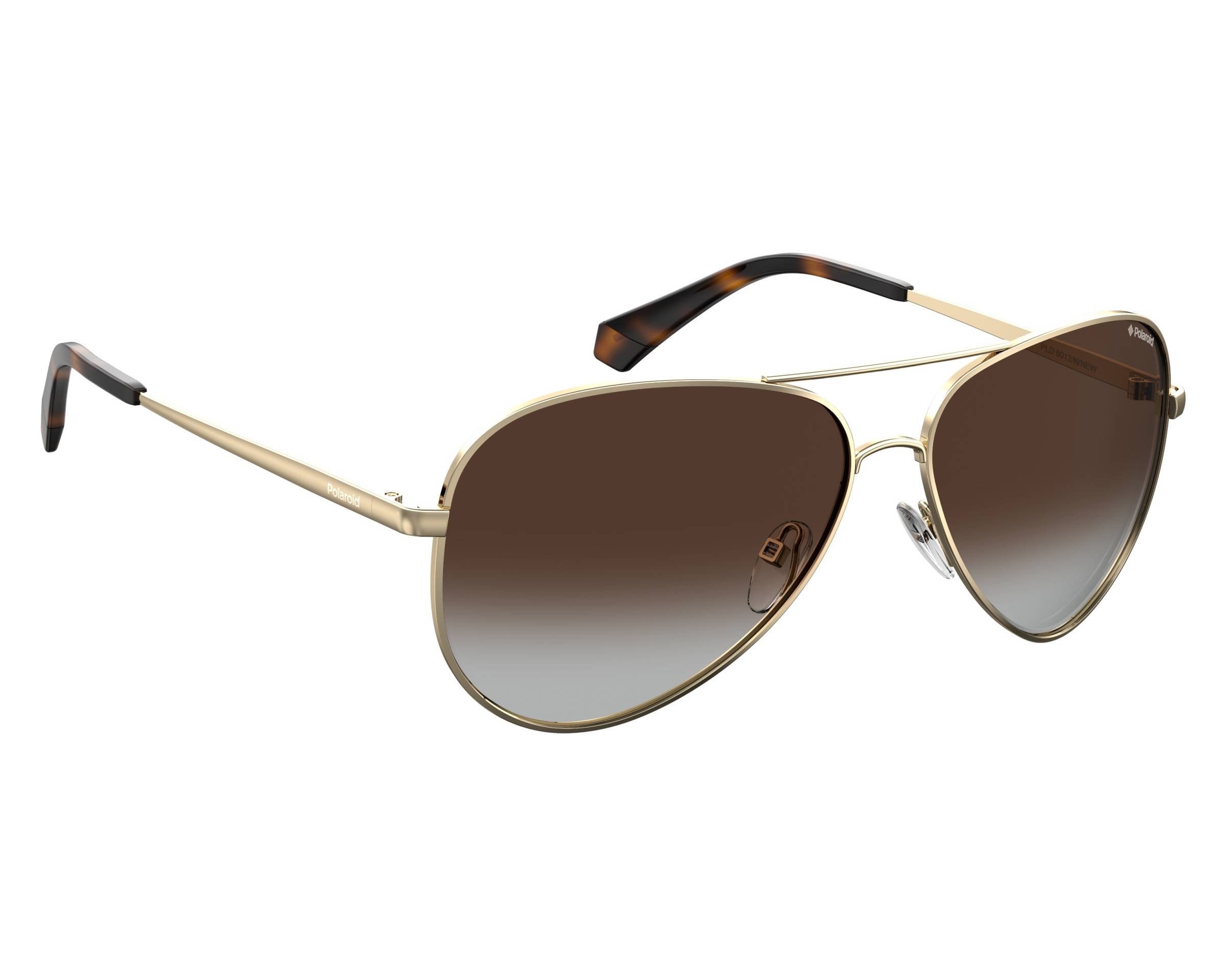 Polaroid PLD-6012-N J5GLA 56-14 gold  Vorderansicht