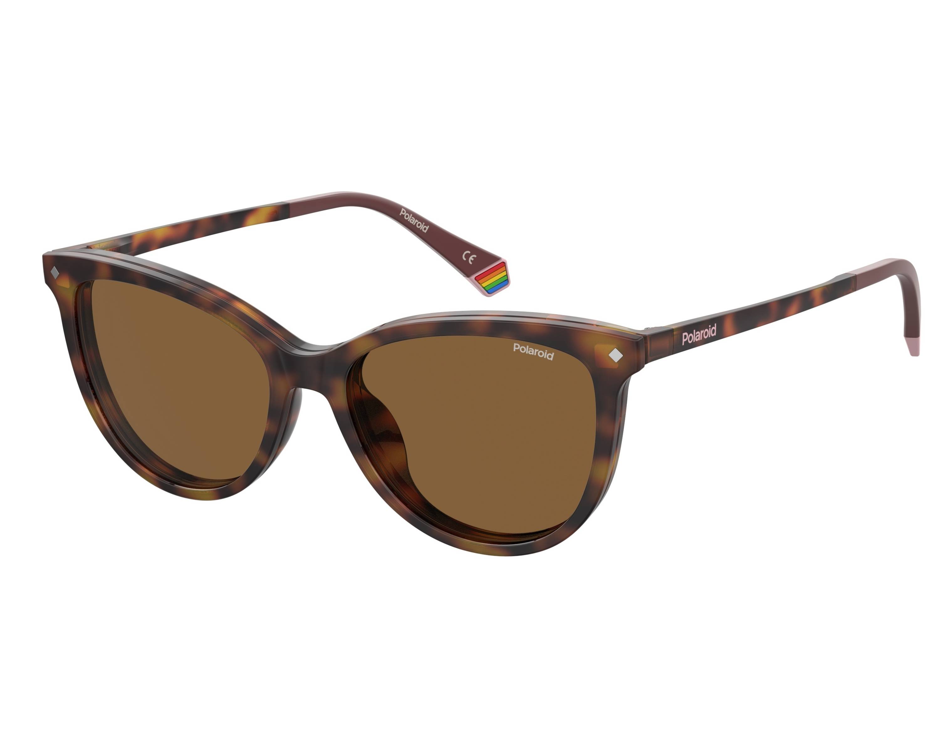 Polaroid PLD-6138-CS 086/SP 53-16 havana  360-Grad-Ansicht 1