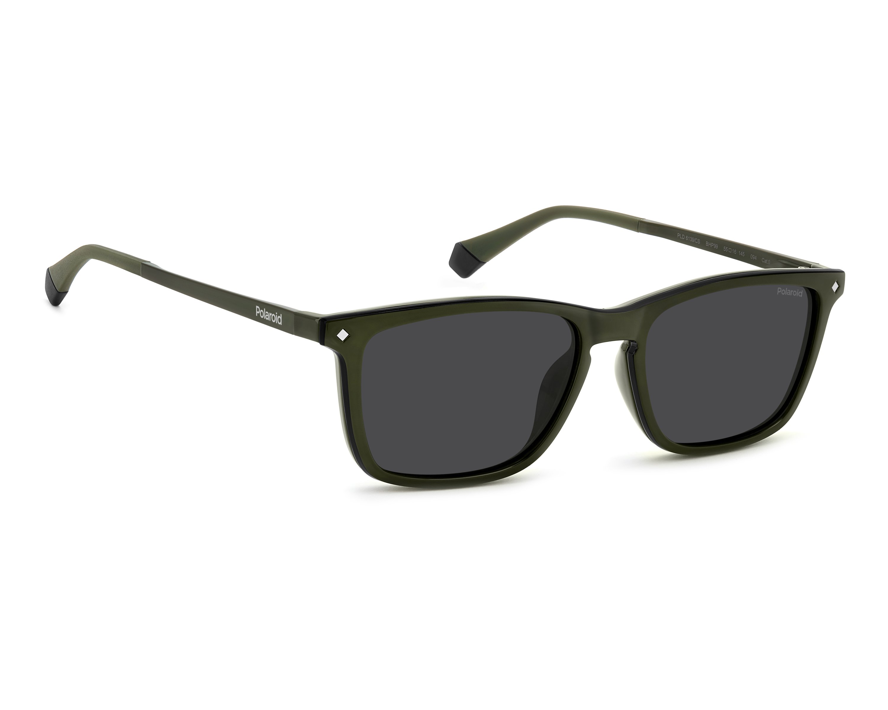 Polaroid PLD-6139-CS BHP/M9 55-16 Green Black 360-Grad-Ansicht 2