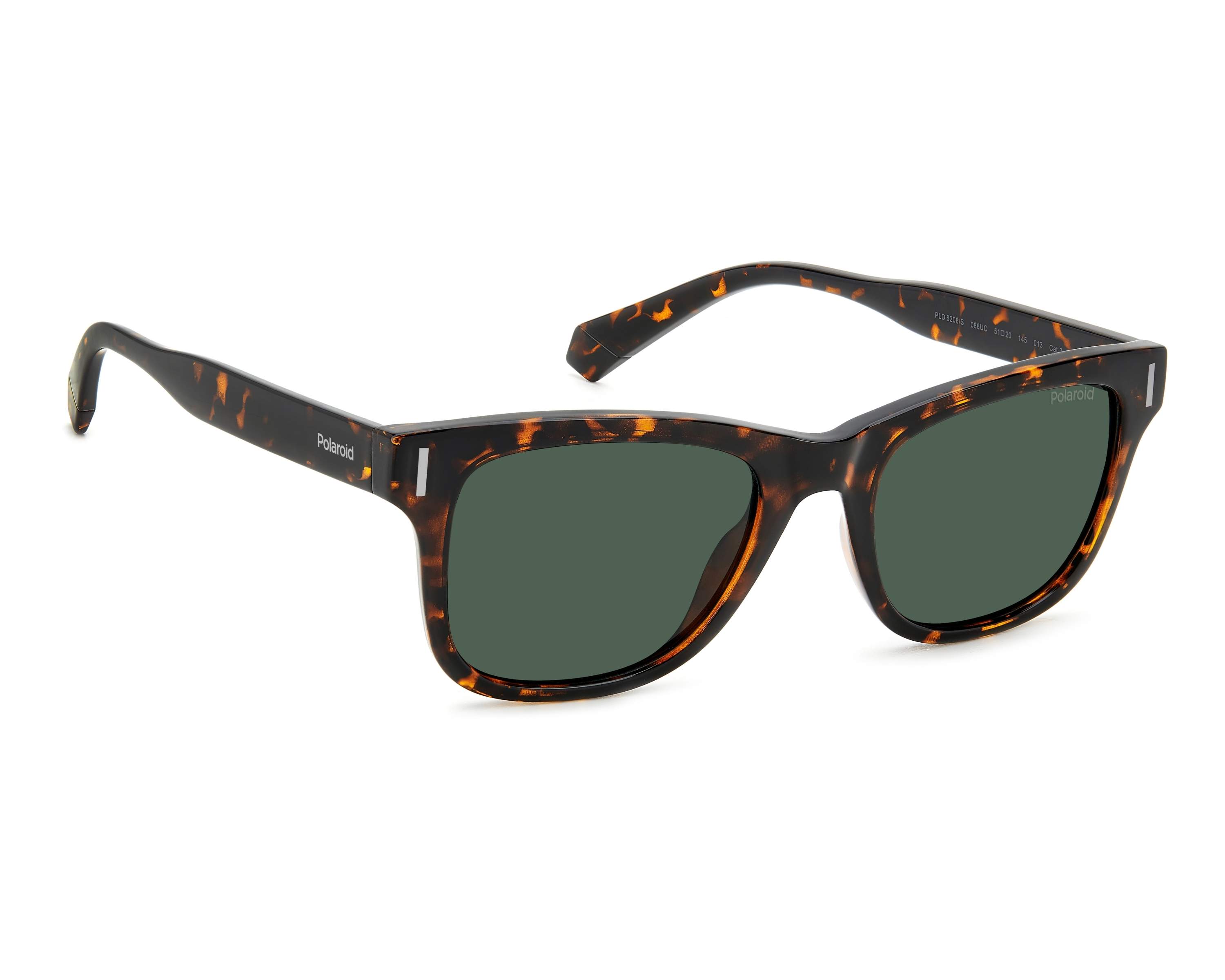 Polaroid PLD-6206-S 086UC 51-20 havana  360-Grad-Ansicht 2