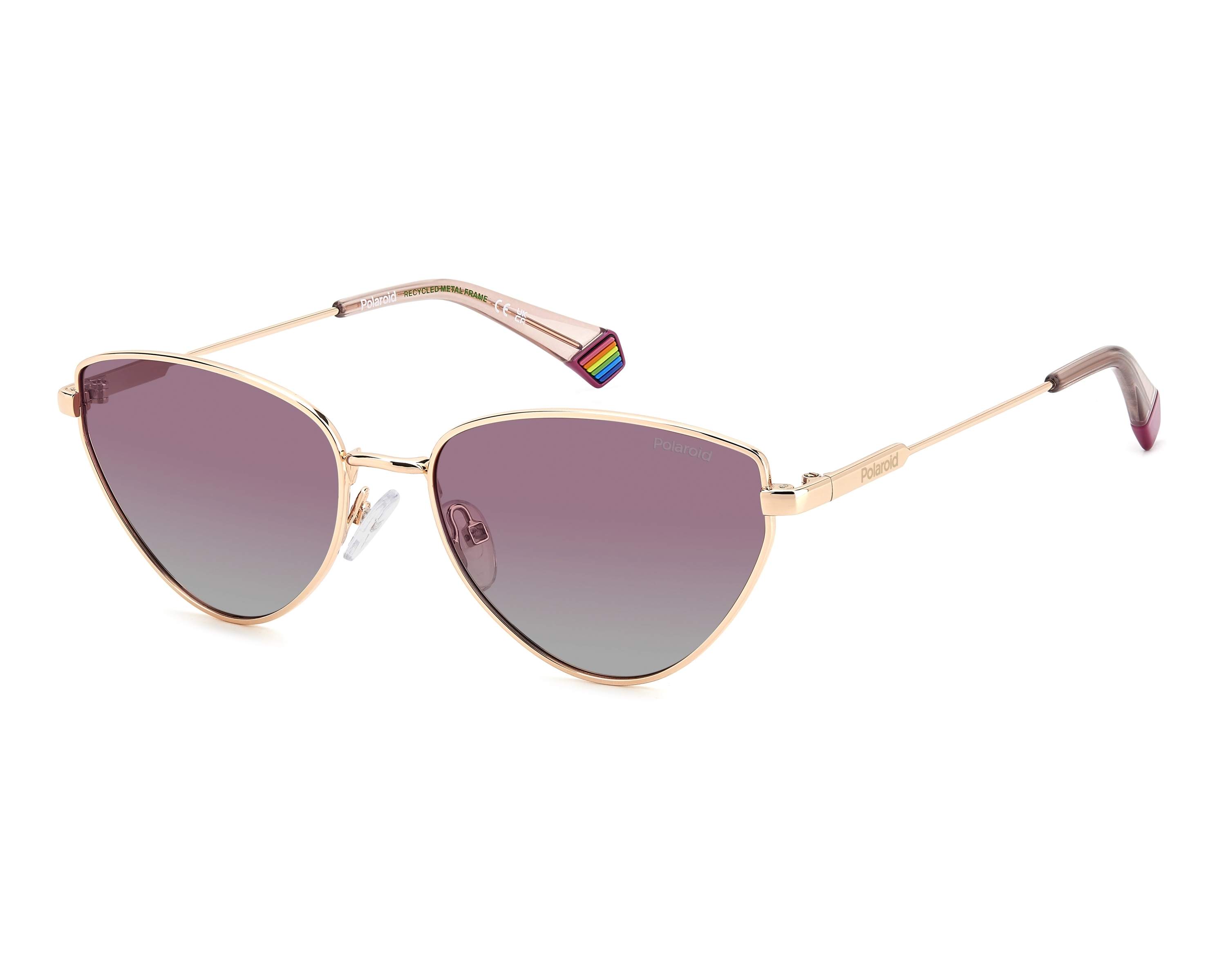 Polaroid PLD-6234-S-X EYR/GC 57-17 Rose gold Pink 360-Grad-Ansicht 2