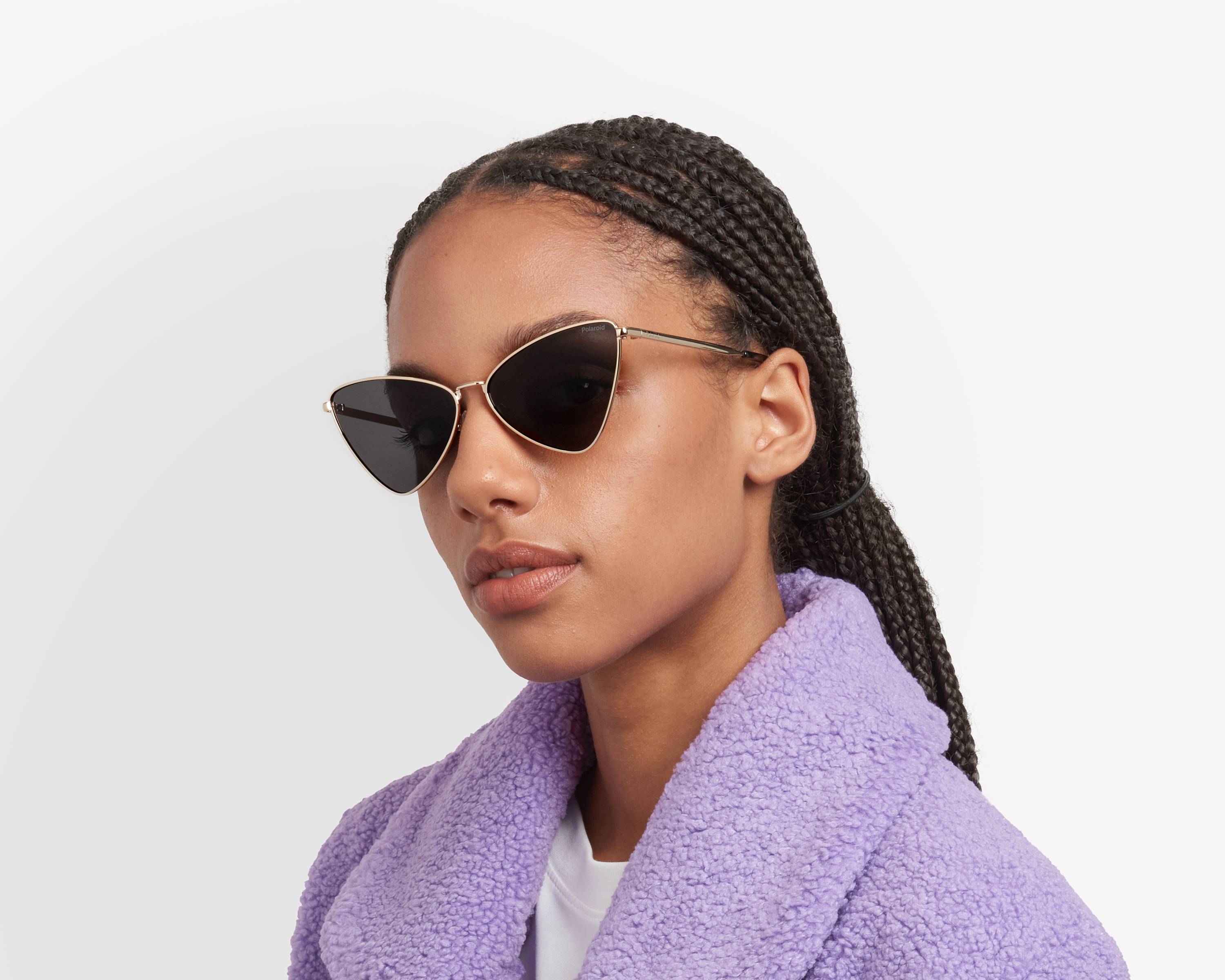 Polaroid PLD-6244-S-X 2F7/M9 60-14 gold grau 360-Grad-Ansicht 3