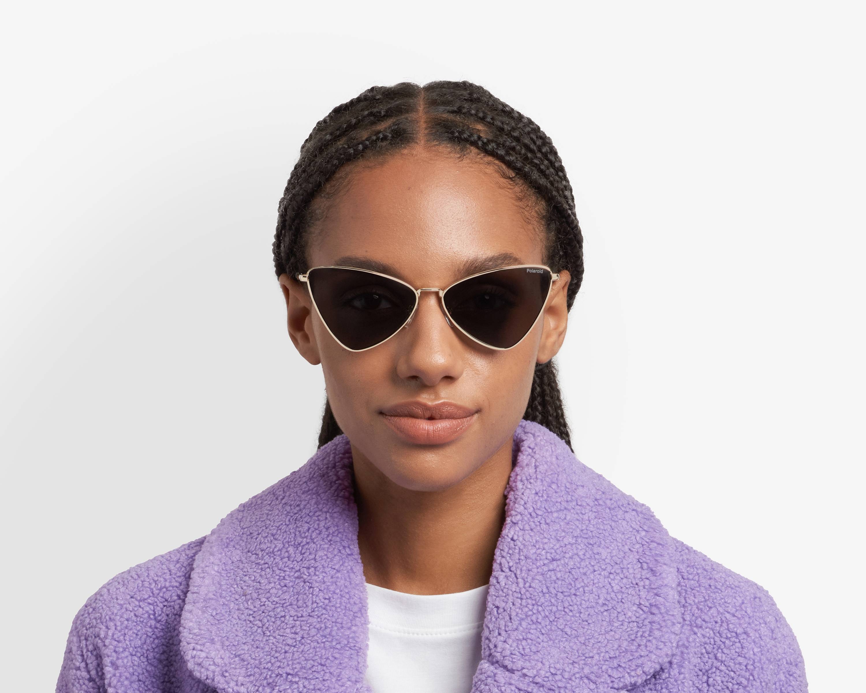 Polaroid PLD-6244-S-X 2F7/M9 60-14 gold grau 360-Grad-Ansicht 4