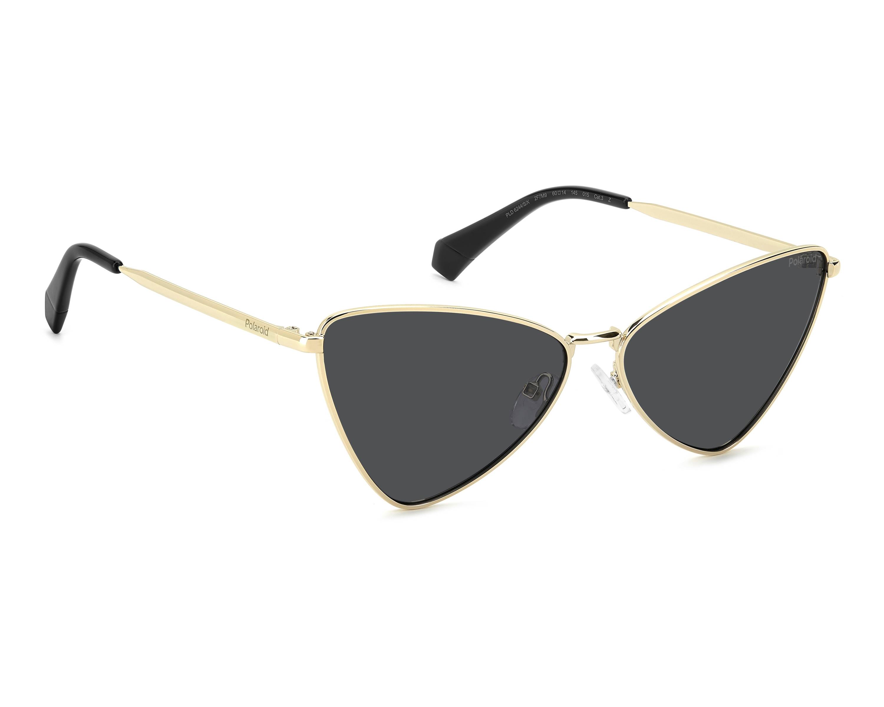 Polaroid PLD-6244-S-X 2F7/M9 60-14 gold grau 360-Grad-Ansicht 6