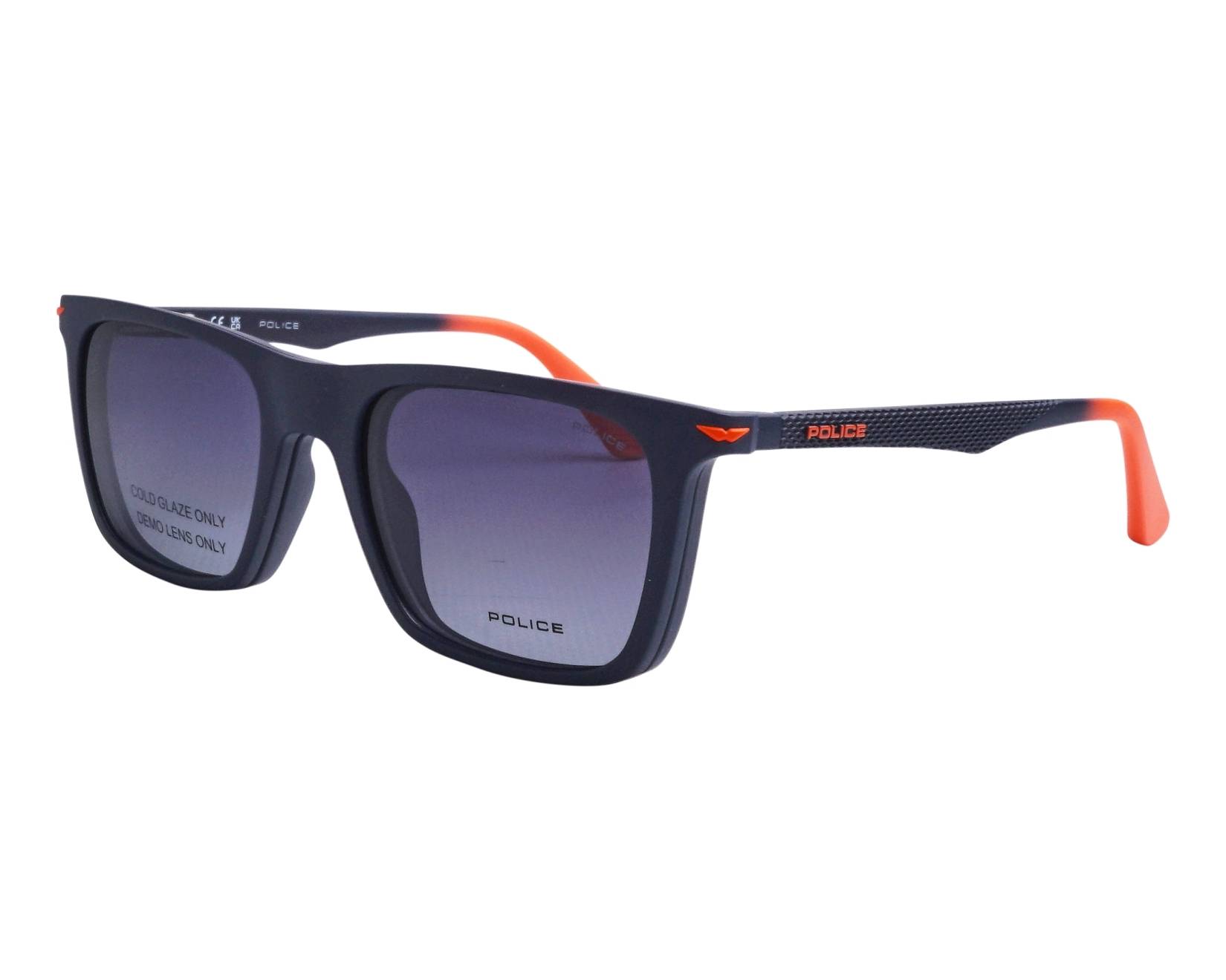 Police UK136 C03P 50-18 Blue Orange 360-Grad-Ansicht 2