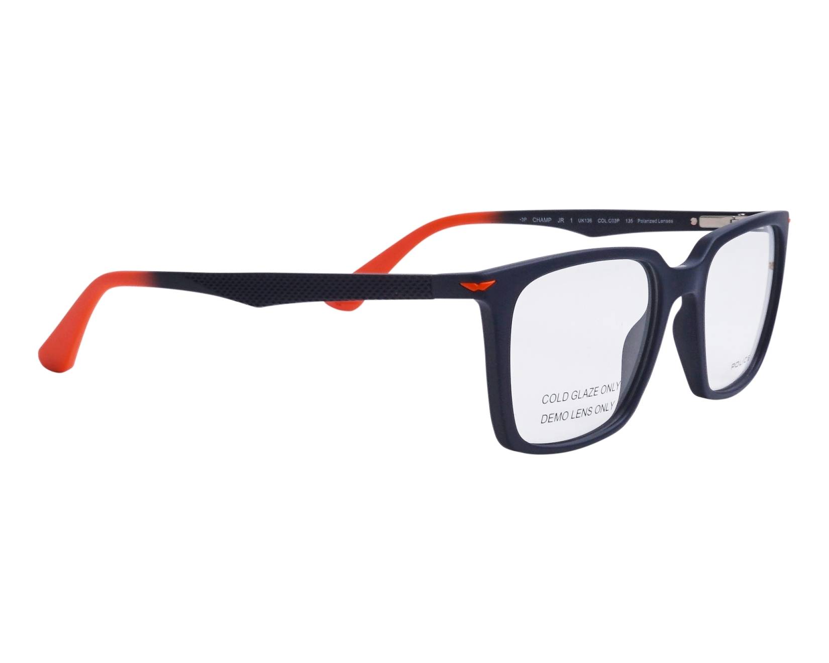 Police UK136 C03P 50-18 Blue Orange 360-Grad-Ansicht 4