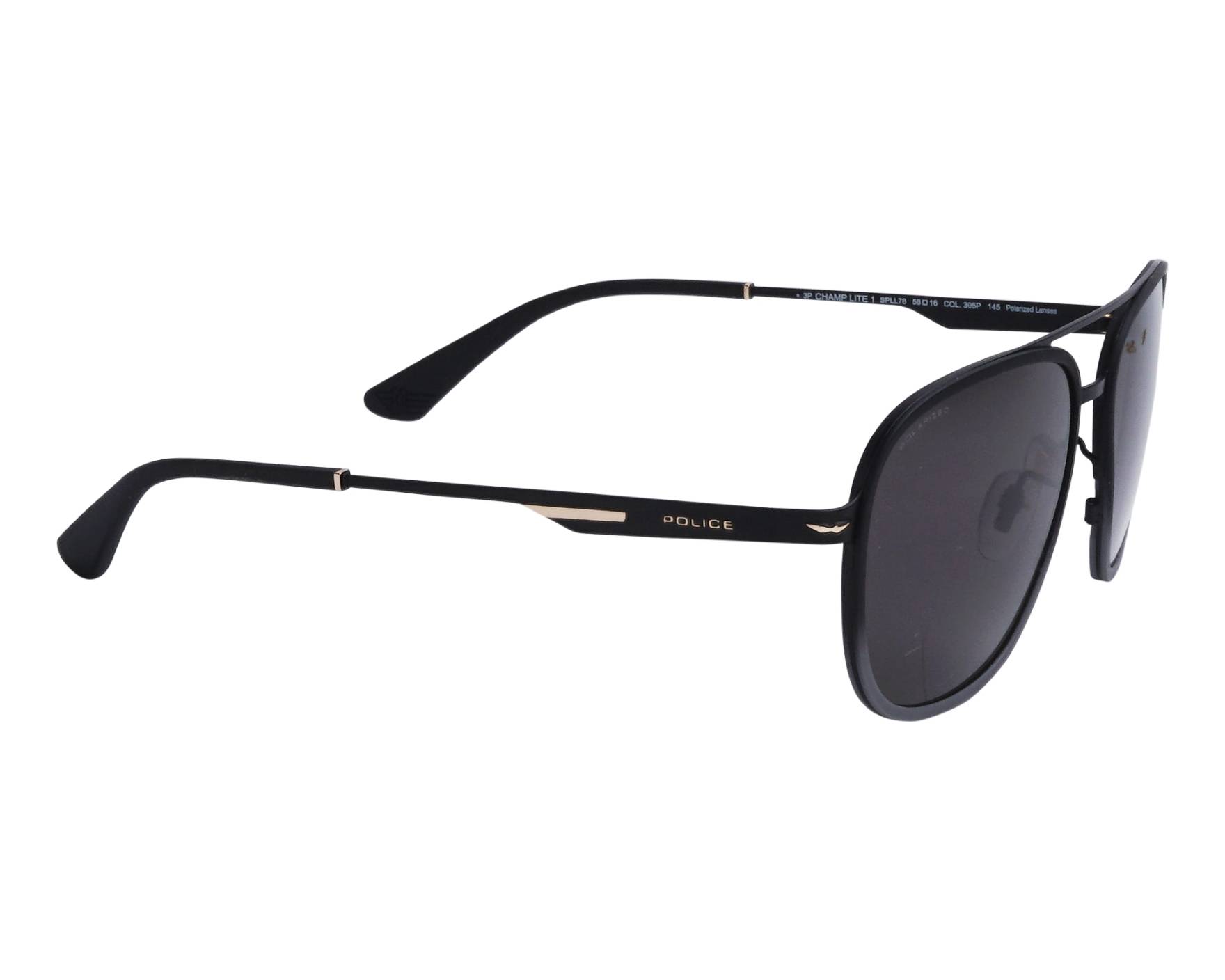 Police SPLL78 305P - Black Gold Seitenansicht