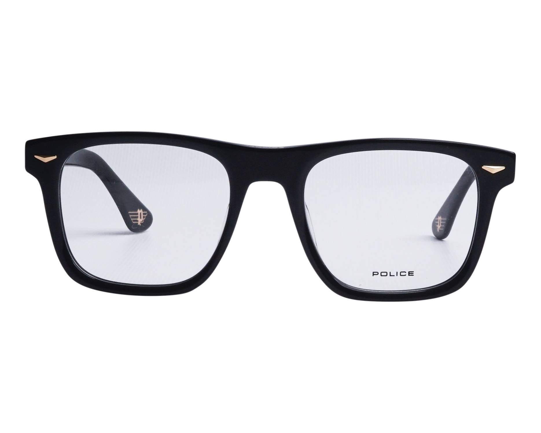 Police VPLL72 700V 52-20 schwarz gold Vorderansicht