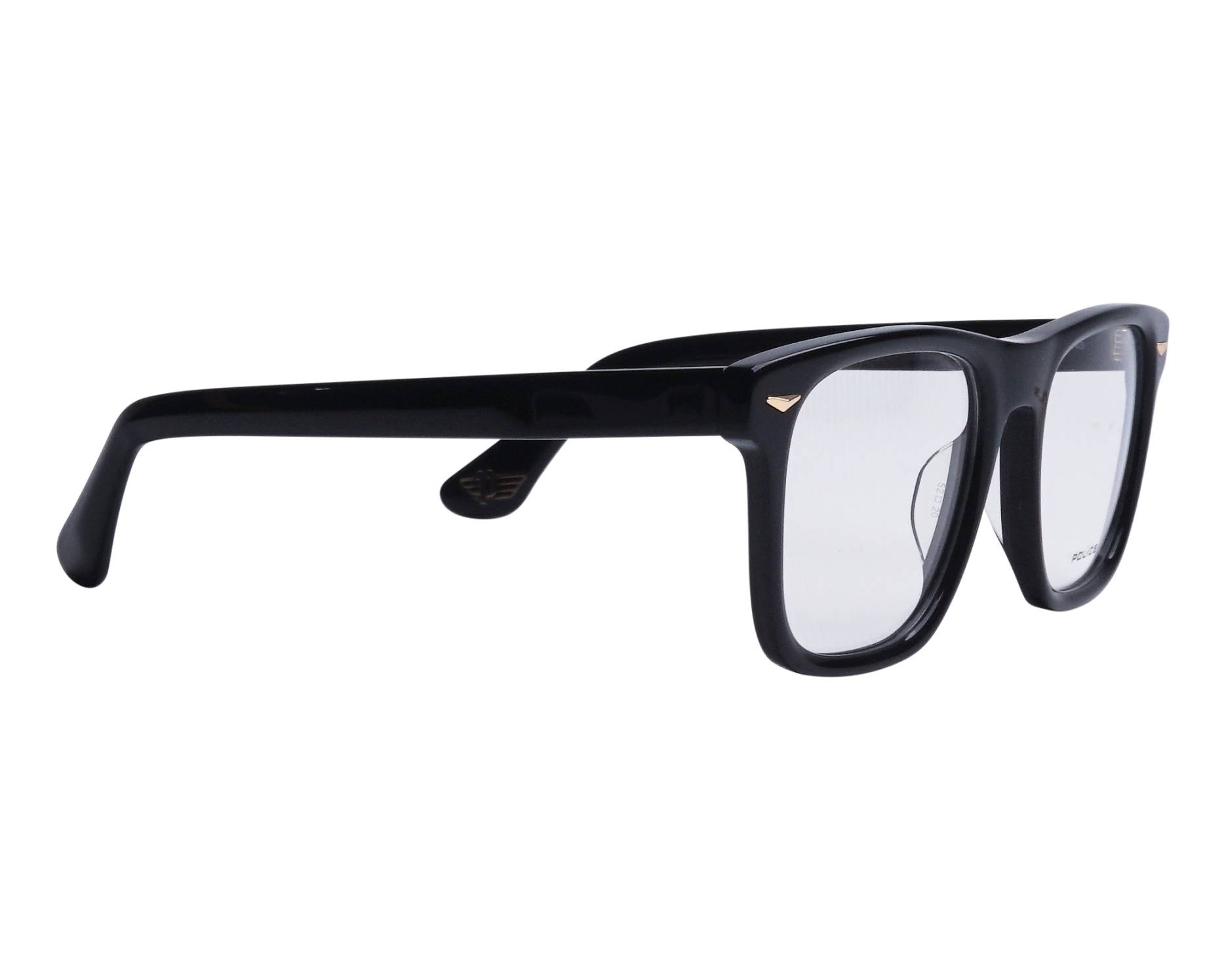 Police VPLL72 700V 52-20 schwarz gold Seitenansicht