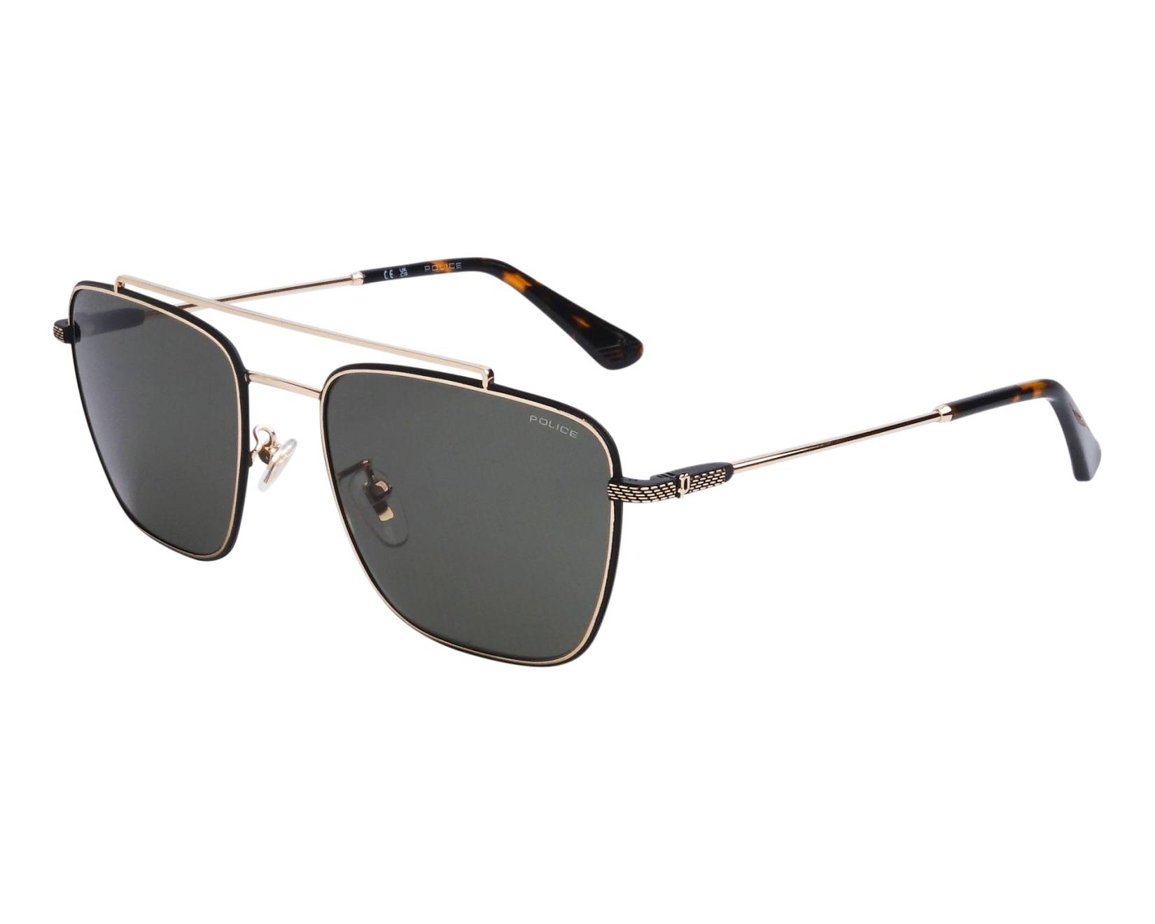 Police SPLN-38 0300 - gold schwarz Profilansicht
