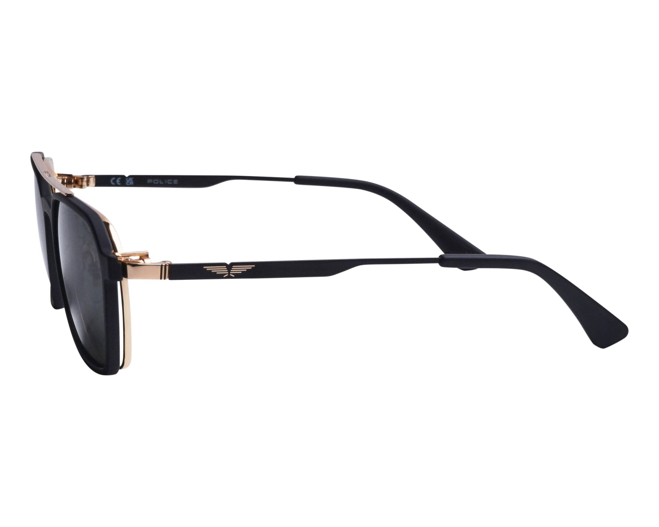 Police UPLP10 302P 54-19 schwarz gold 360-Grad-Ansicht 5