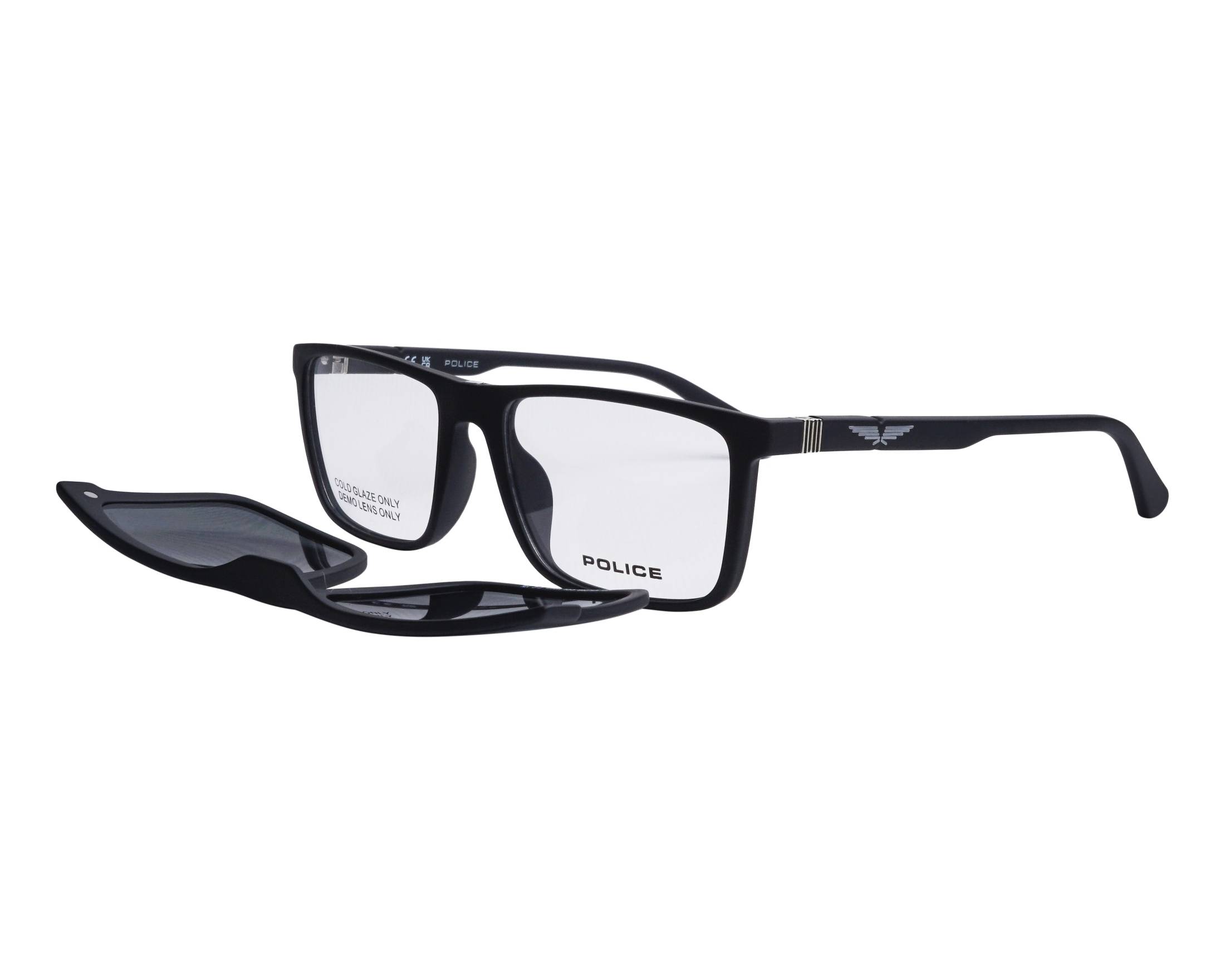 Police UPLQ66 U28P 54-17 schwarz  Vorderansicht