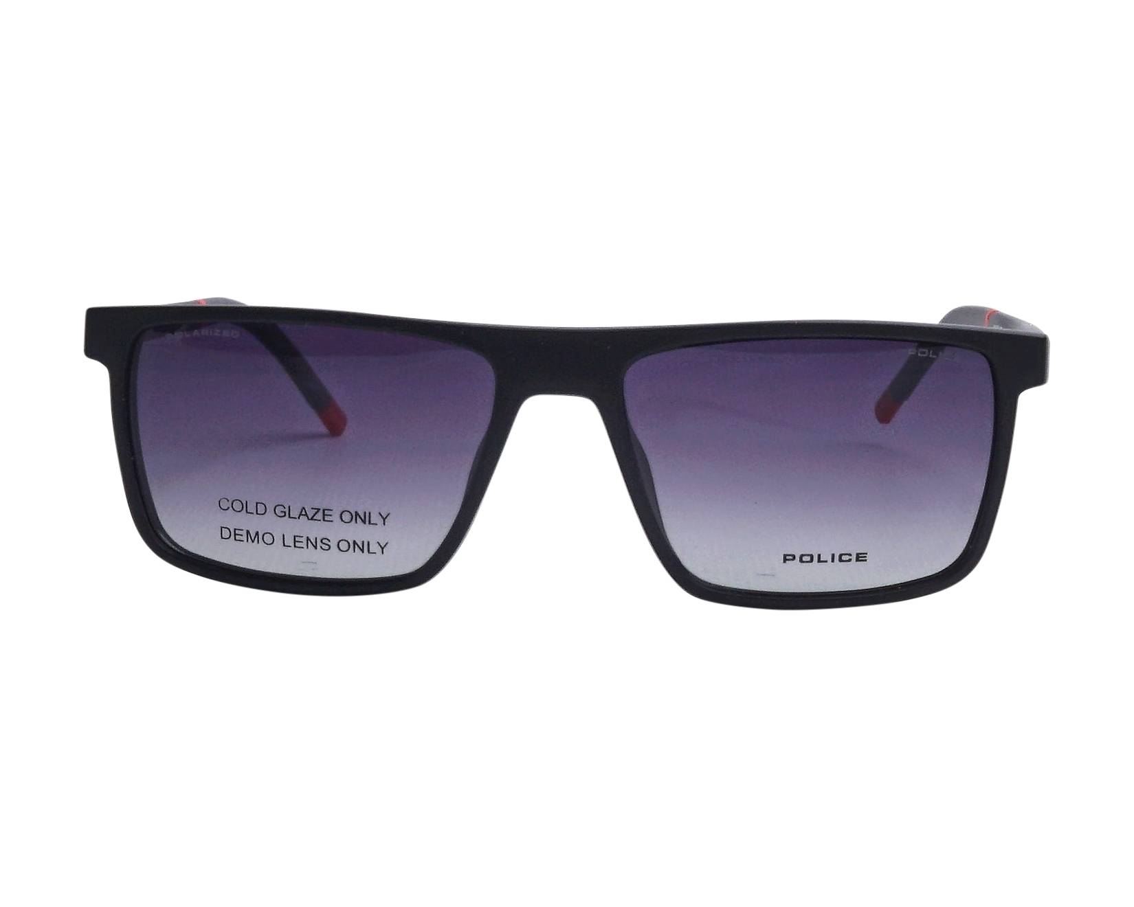 Police UPLL74 I41P 54-16 grau rot Vorderansicht