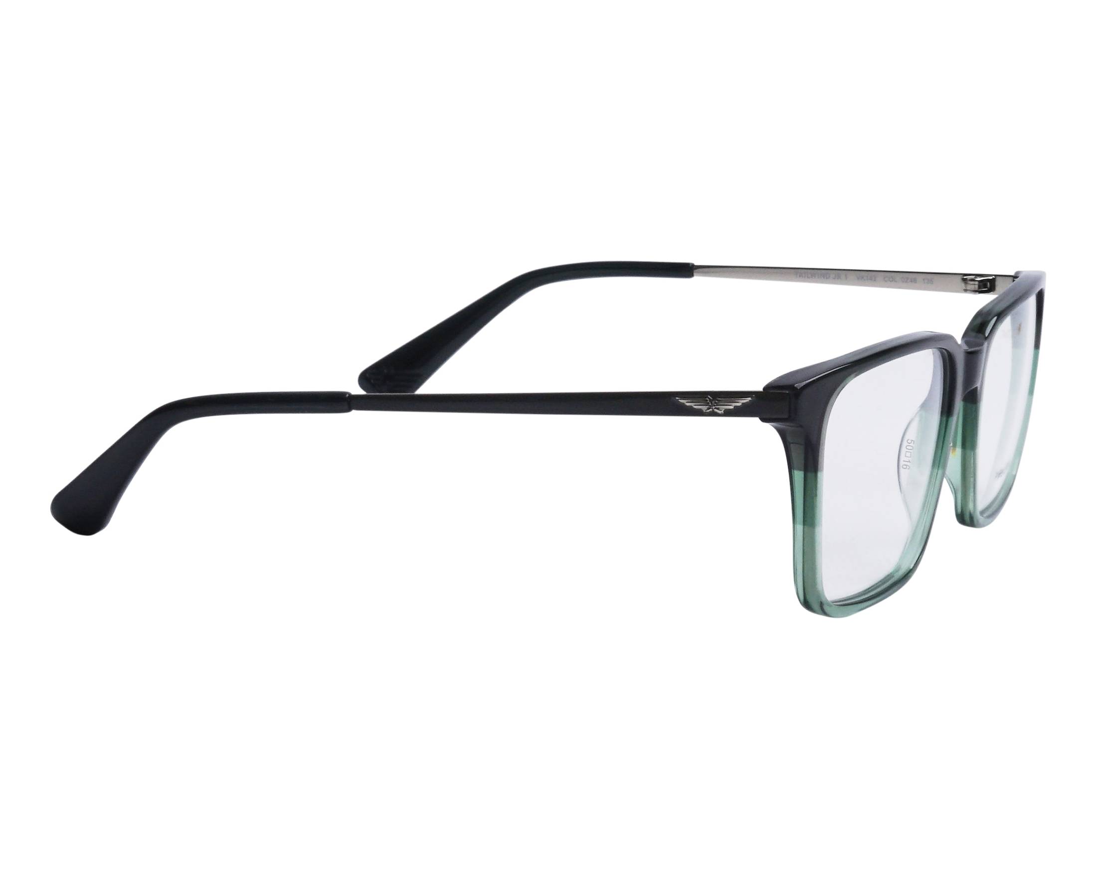 Police VK142 0Z48 50-16 grün aluminium Profilansicht