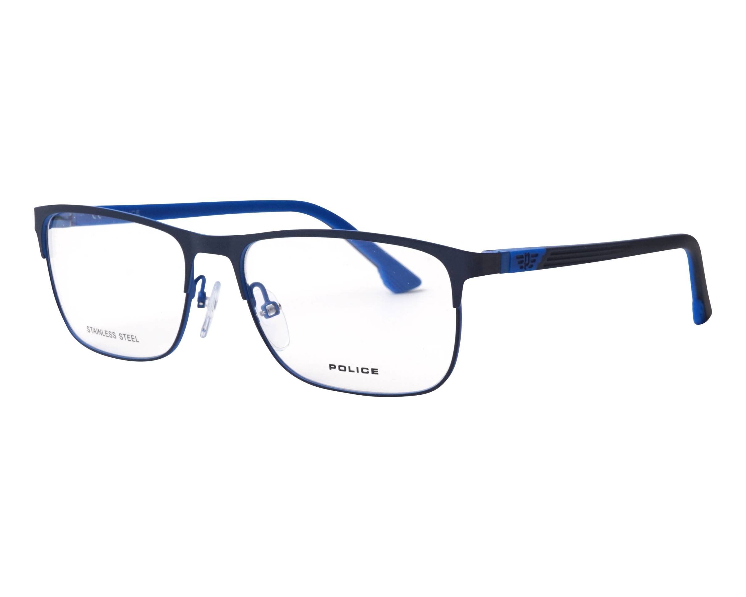 Police VK-082 08TG 53-15 Black Blue Profilansicht