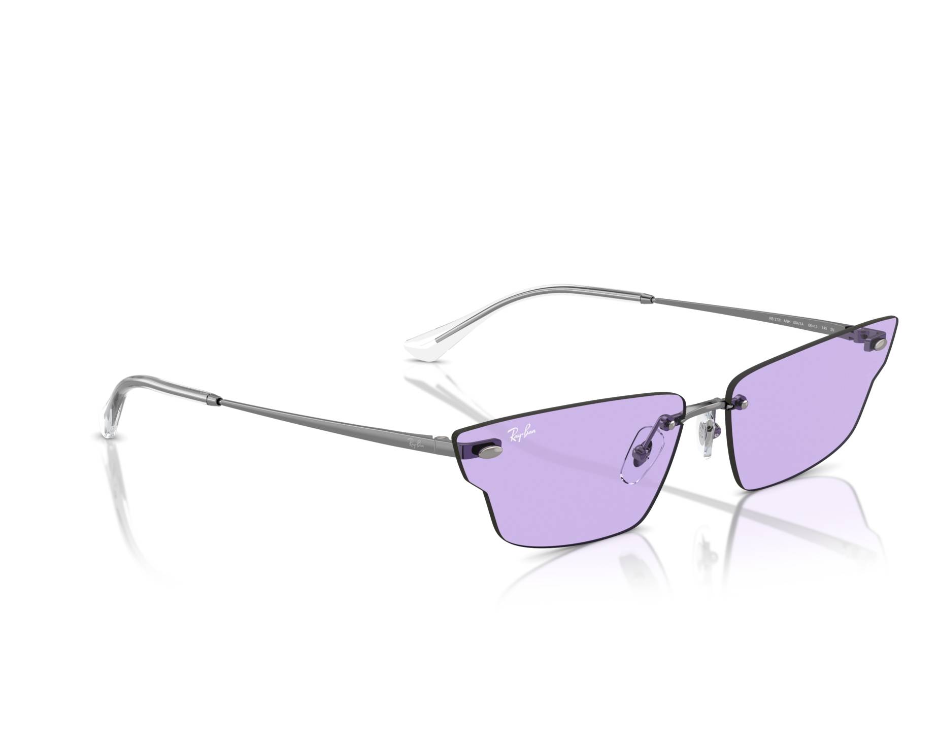 Ray-Ban RB3731 004/1A 66-15 Gris  360-Grad-Ansicht 1