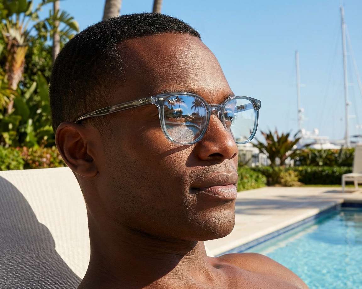 Ray-Ban RX5397 8254 48-19 grau  360-Grad-Ansicht 9