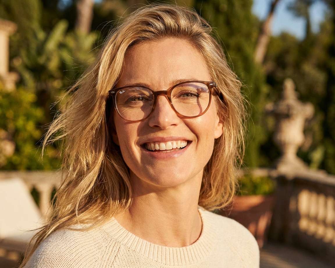 Ray-Ban RX5397 8255 48-19 Brown  360-Grad-Ansicht 8