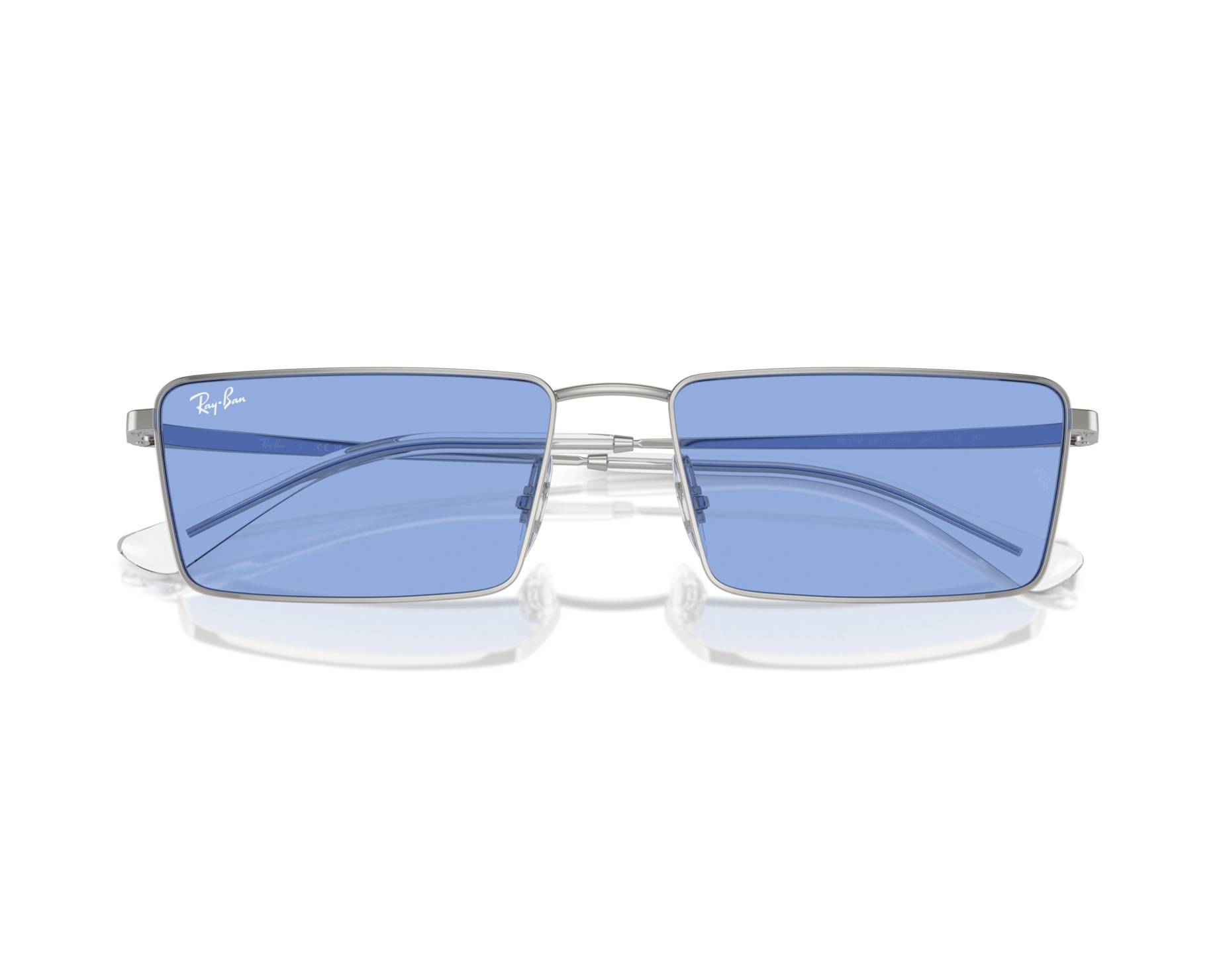 Ray-Ban RB3741 003/80 56-17 silber  360-Grad-Ansicht 3