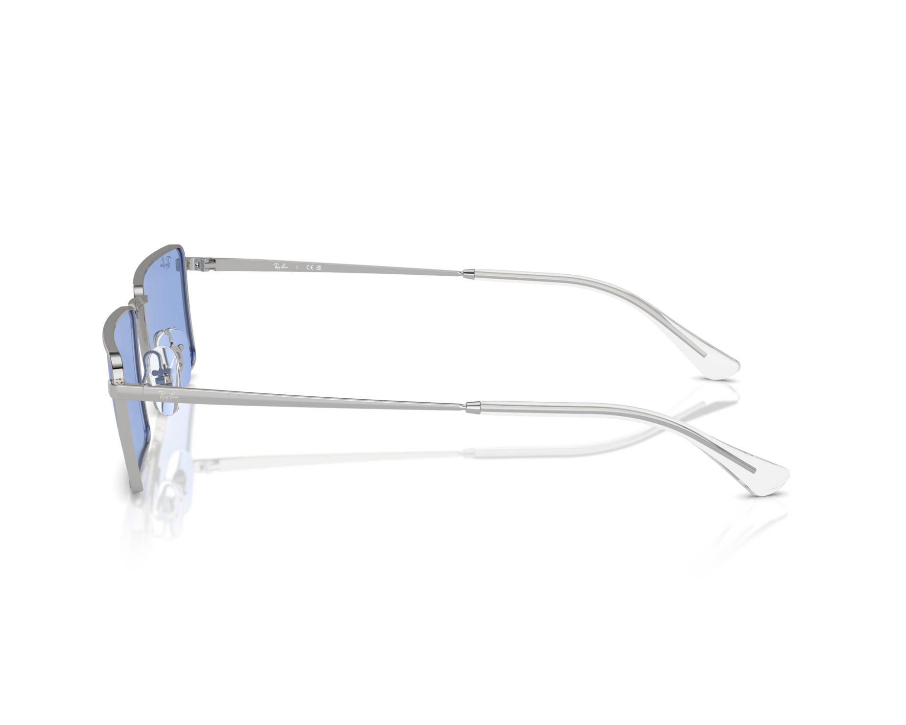 Ray-Ban RB3741 003/80 56-17 silber  360-Grad-Ansicht 5