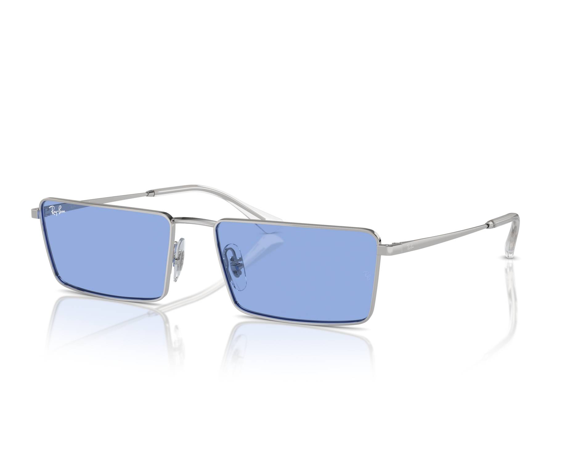 Ray-Ban RB3741 003/80 56-17 silber  360-Grad-Ansicht 6