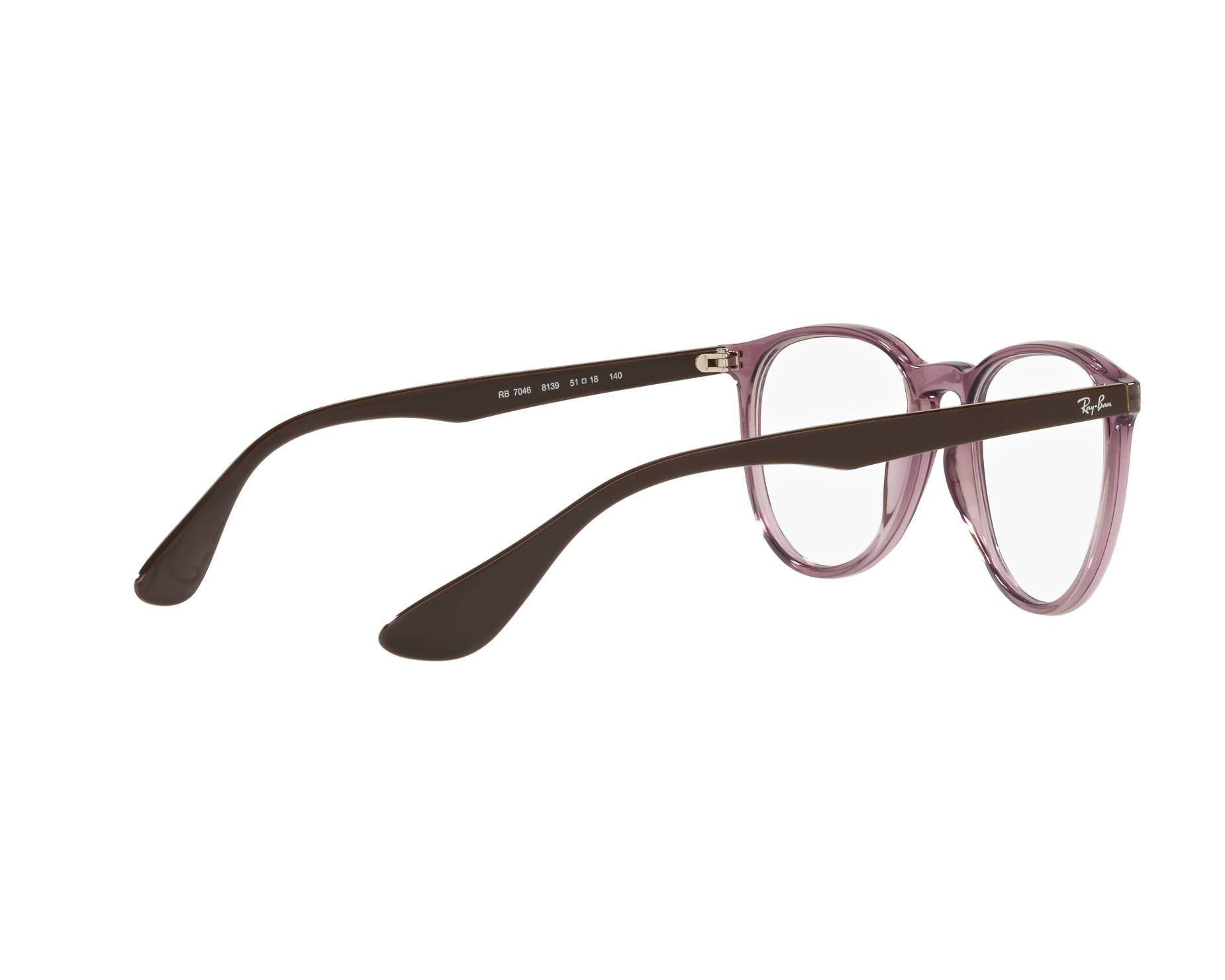 Ray-Ban RX7046 8139 51-18 Purple  360-Grad-Ansicht 10