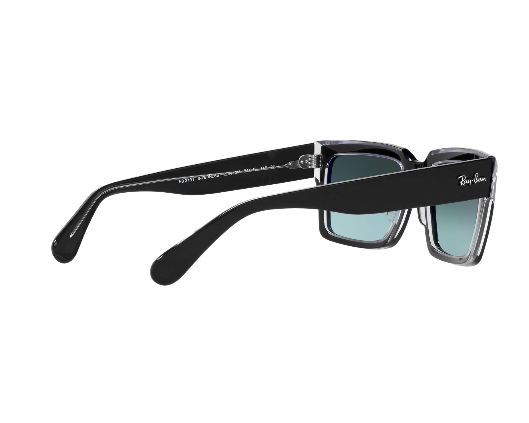 Ray-Ban RB2191 12943M 54-18 schwarz  360-Grad-Ansicht 10