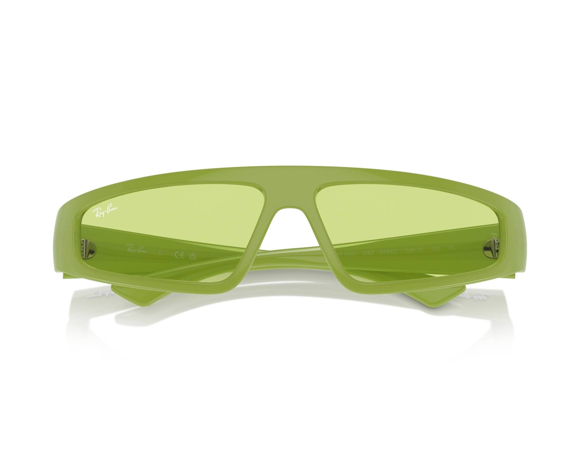 Ray-Ban RB4432 6763/2 59-13 grün  360-Grad-Ansicht 3