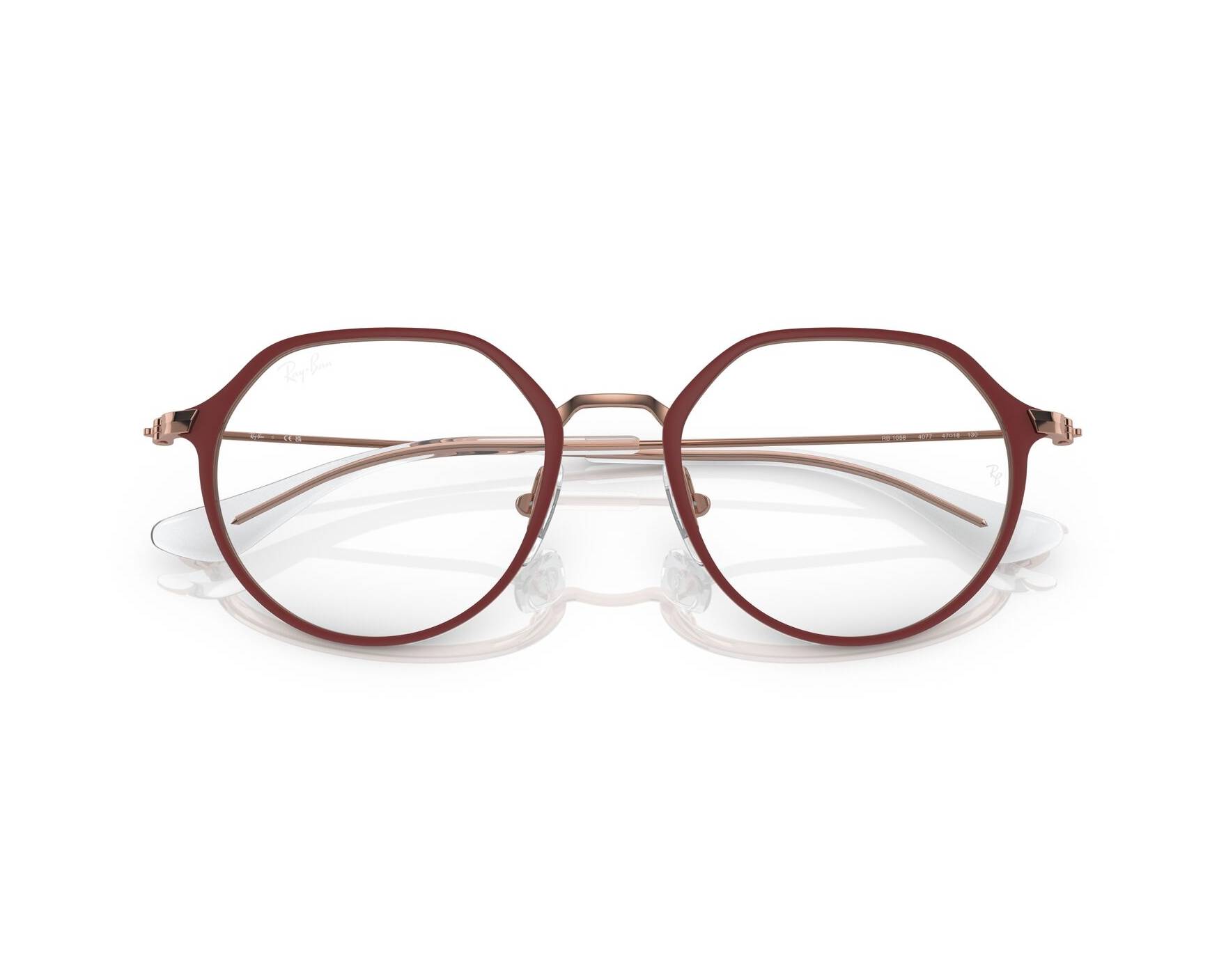 Ray-Ban RY1058 4077 47-18 burgundy  360-Grad-Ansicht 5