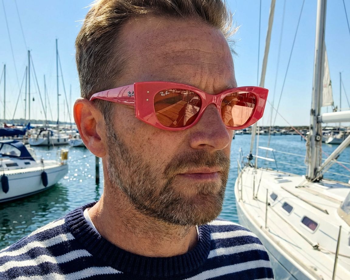 Ray-Ban RB4427 676084 49-20 rot  360-Grad-Ansicht 7