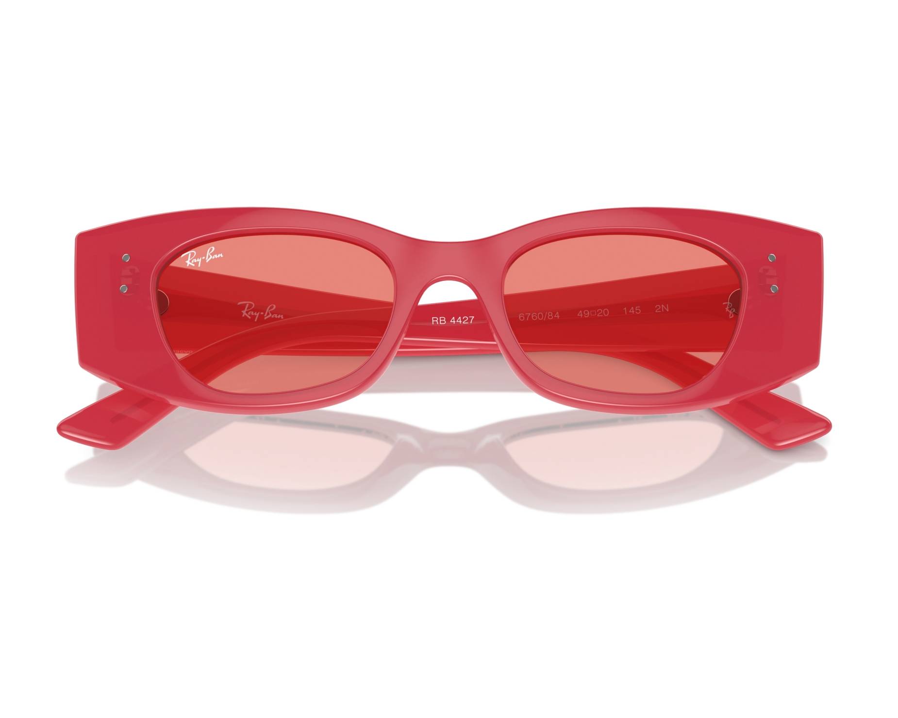Ray-Ban RB4427 676084 49-20 rot  360-Grad-Ansicht 3