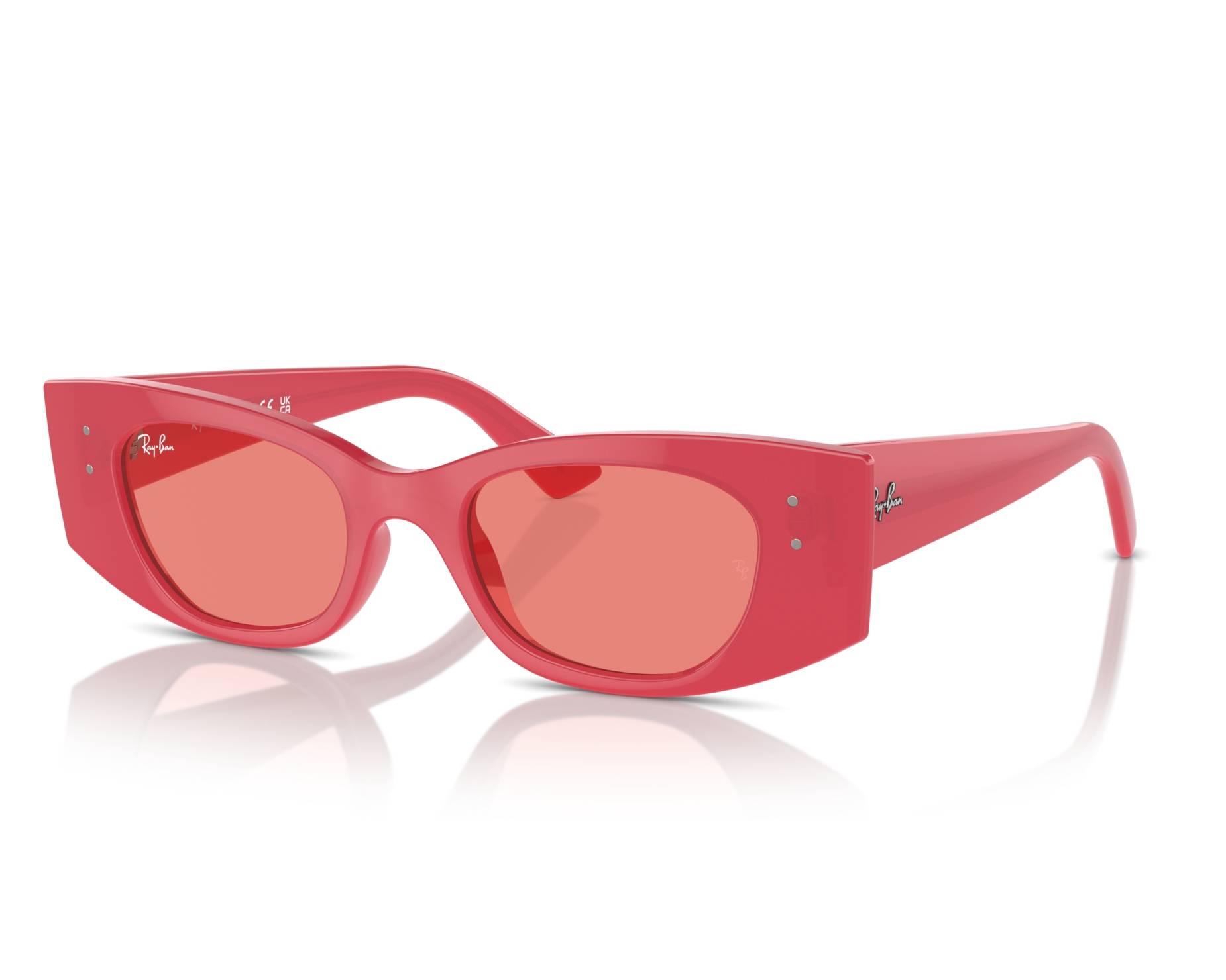 Ray-Ban RB4427 676084 49-20 rot  360-Grad-Ansicht 6