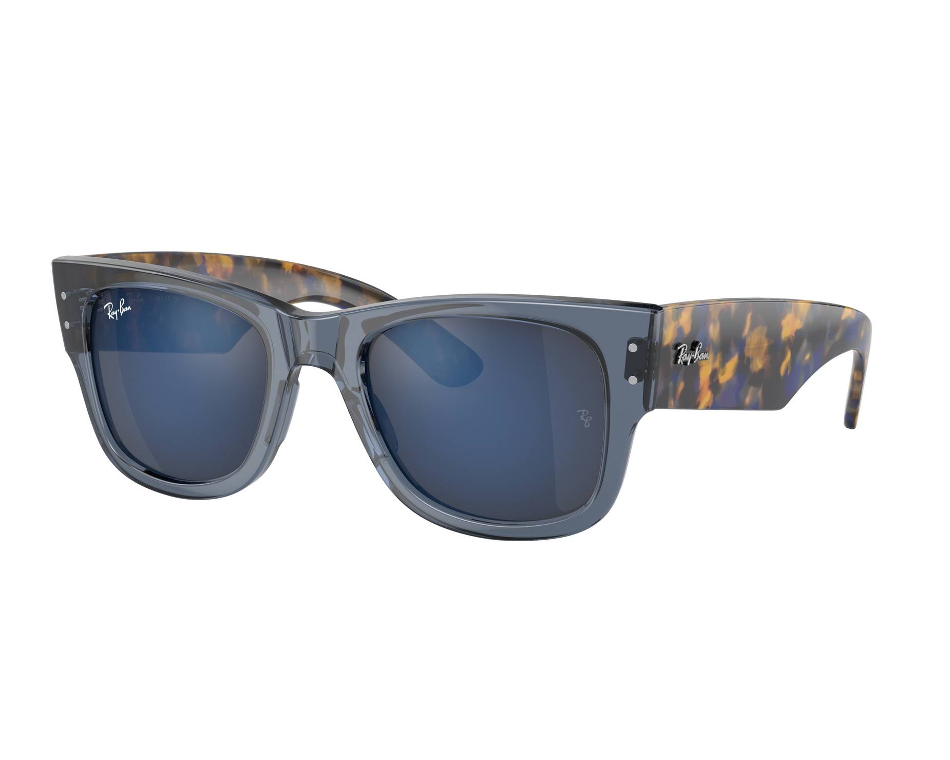 Ray-Ban RB0840S 6638O4 51-21 Blue  360-Grad-Ansicht 1