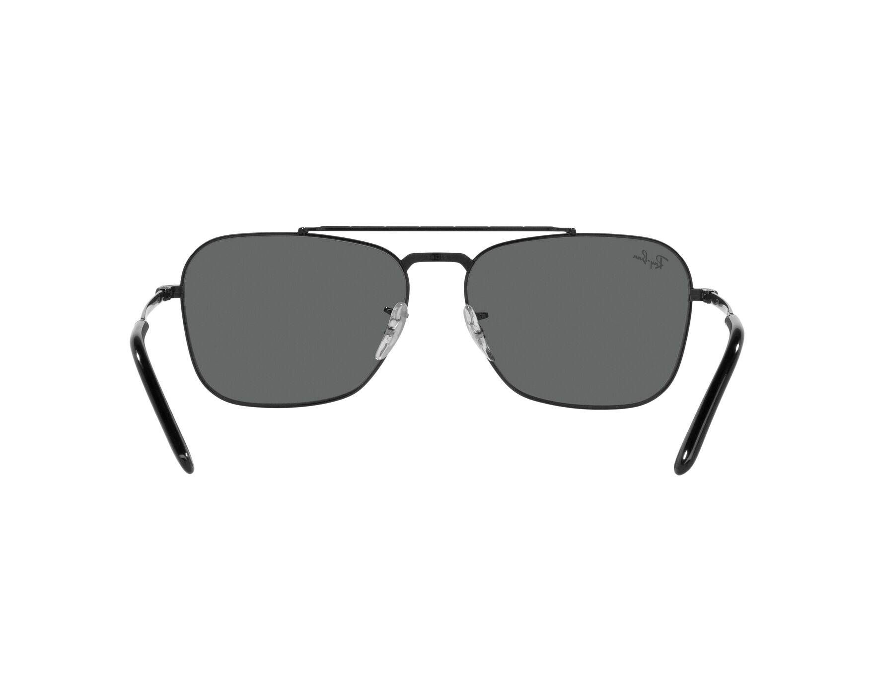 Ray-Ban RB3636 002/B1 58-15 Black  360-Grad-Ansicht 8