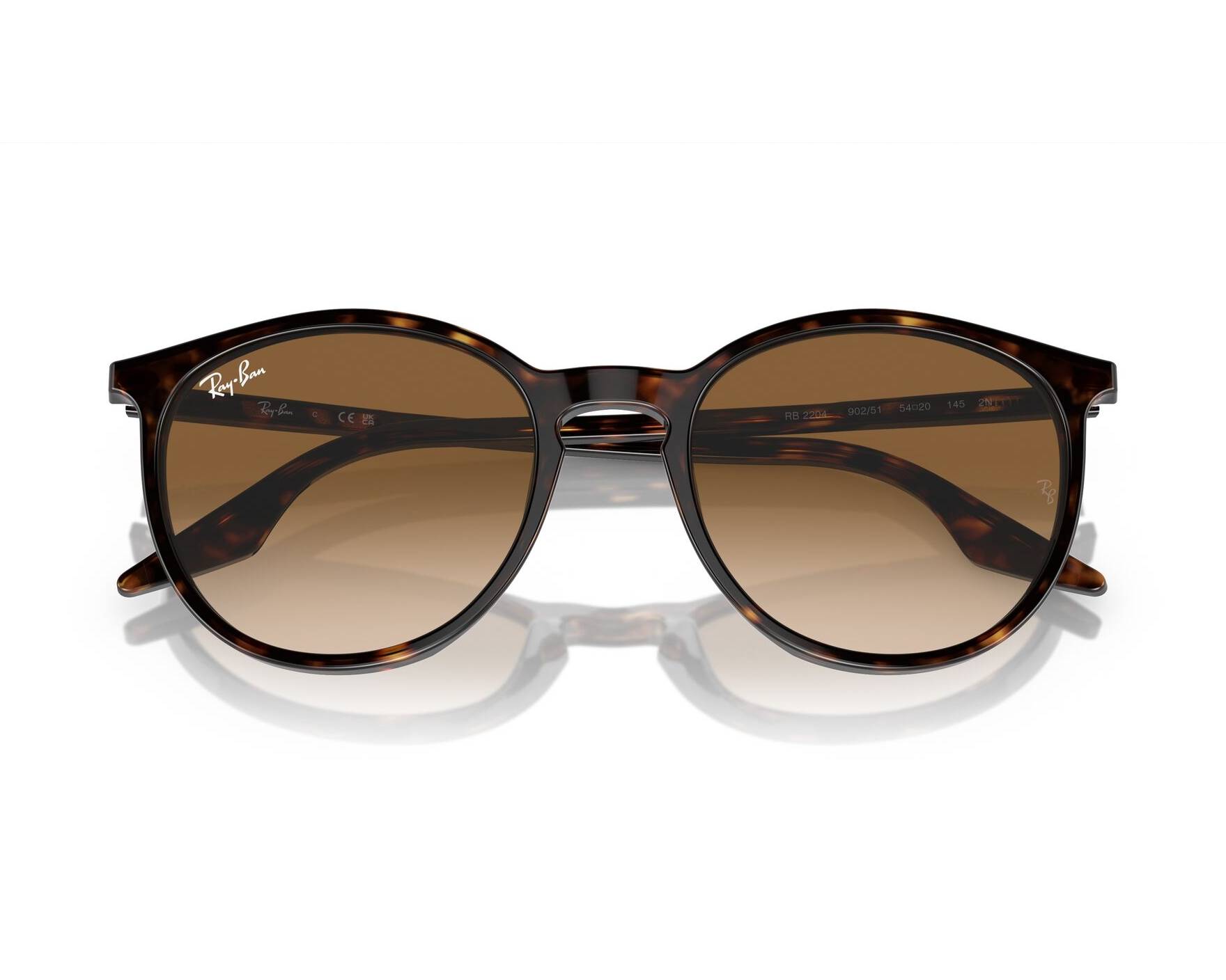 Ray-Ban RB2204 902/51 54-20 Havana  360-Grad-Ansicht 5