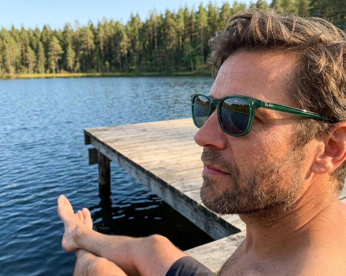 Ray-Ban RB2210 6615B1 53-21 grün  360-Grad-Ansicht 7